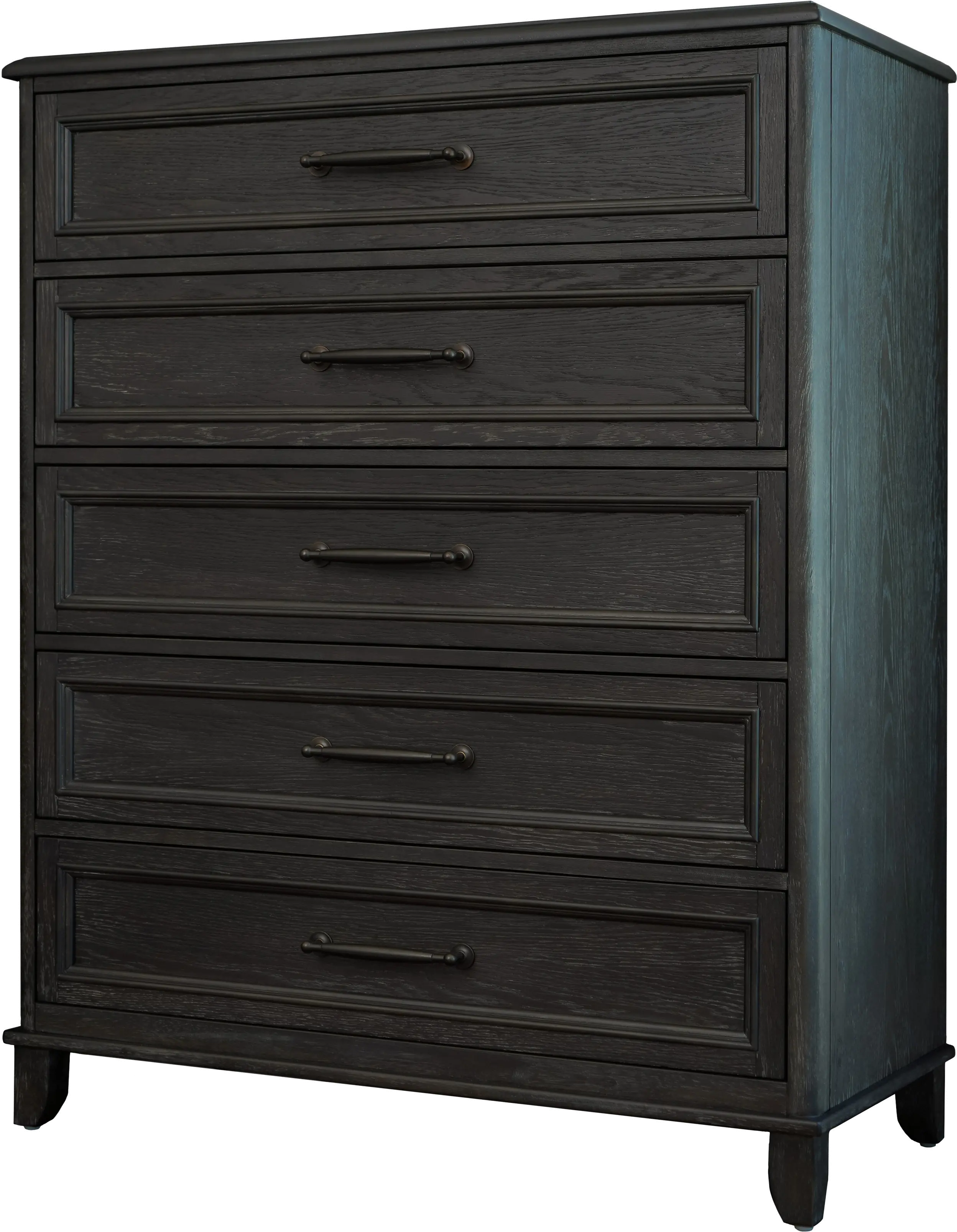 Arielle Dark Brown Chest of Drawers-1