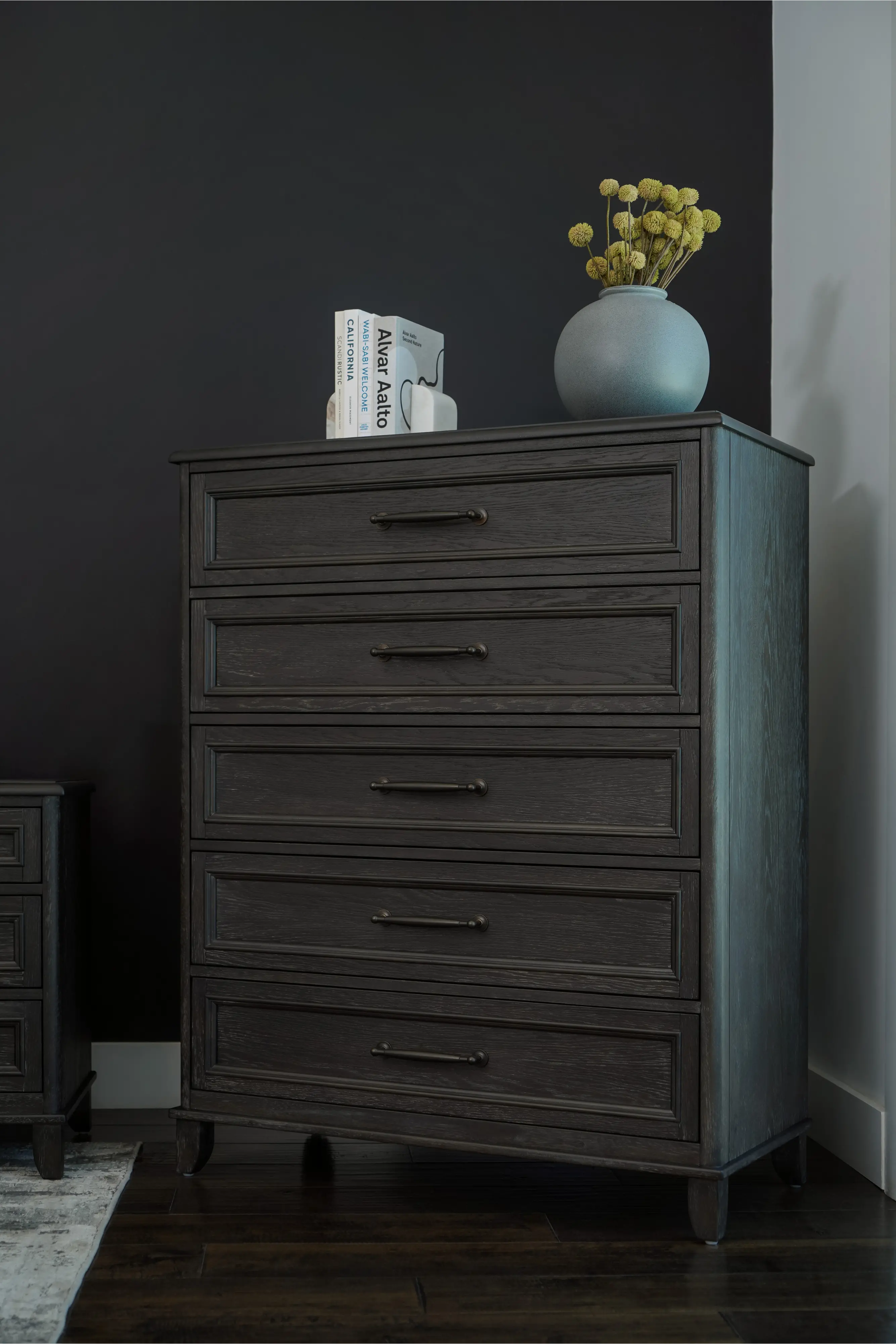 Arielle Dark Brown Chest of Drawers-2