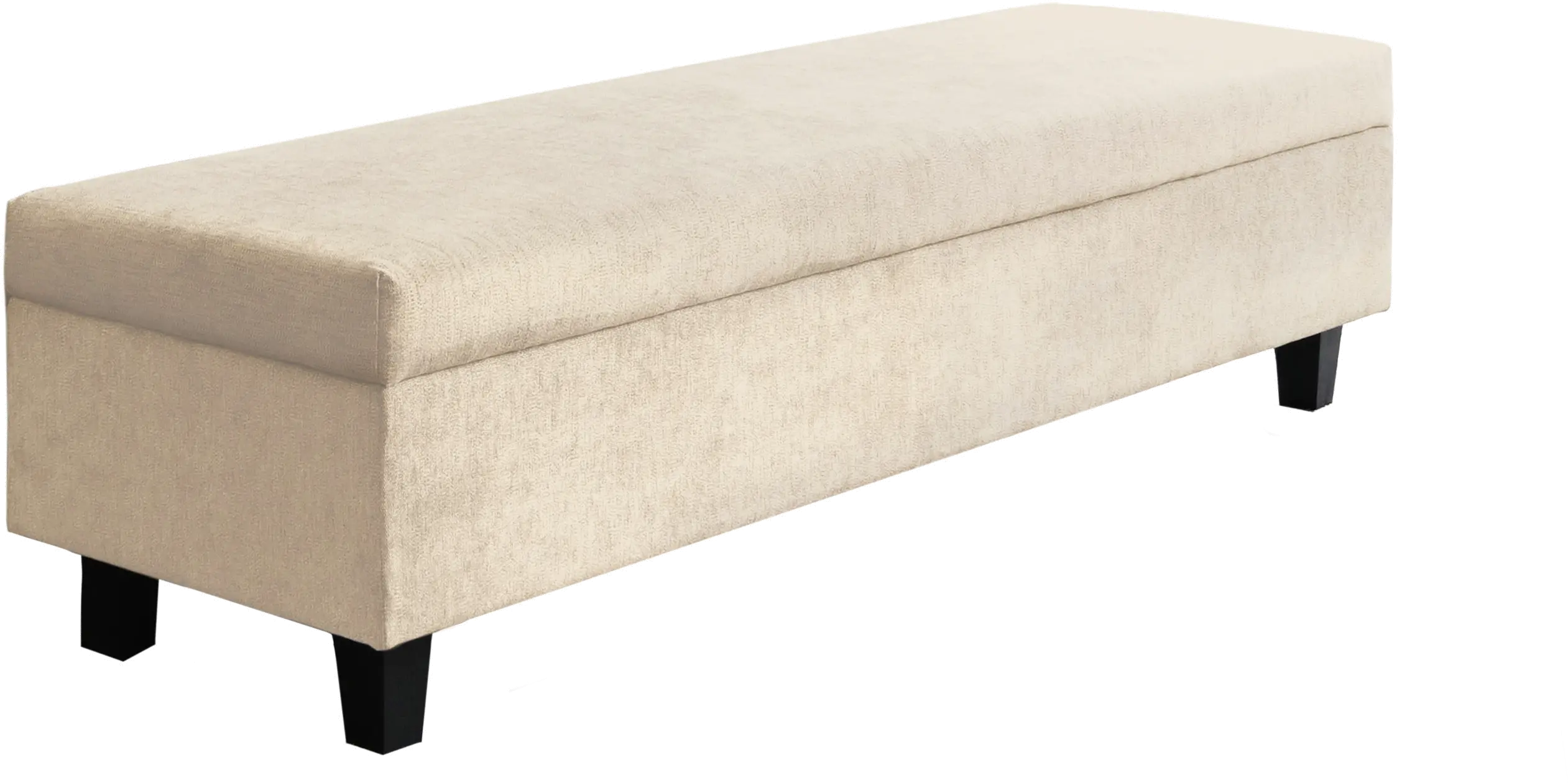 Arlene Cream Upholstered Storage Bench-1