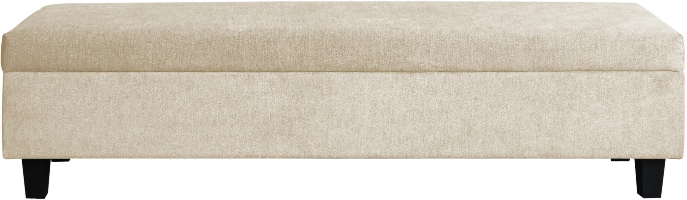 Arlene Cream Upholstered Storage Bench-3