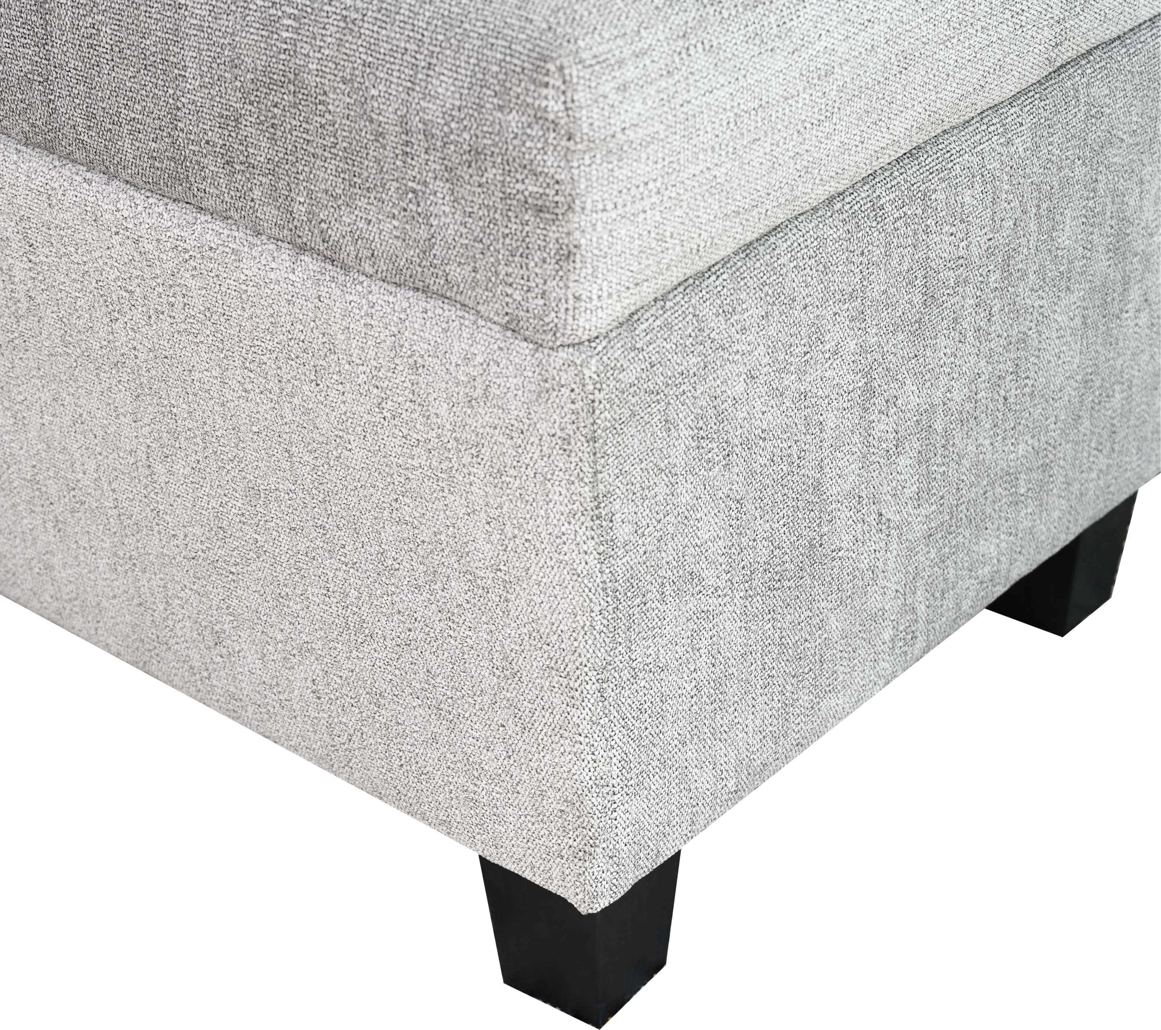 Arlene Gray Upholstered Storage Bench-5