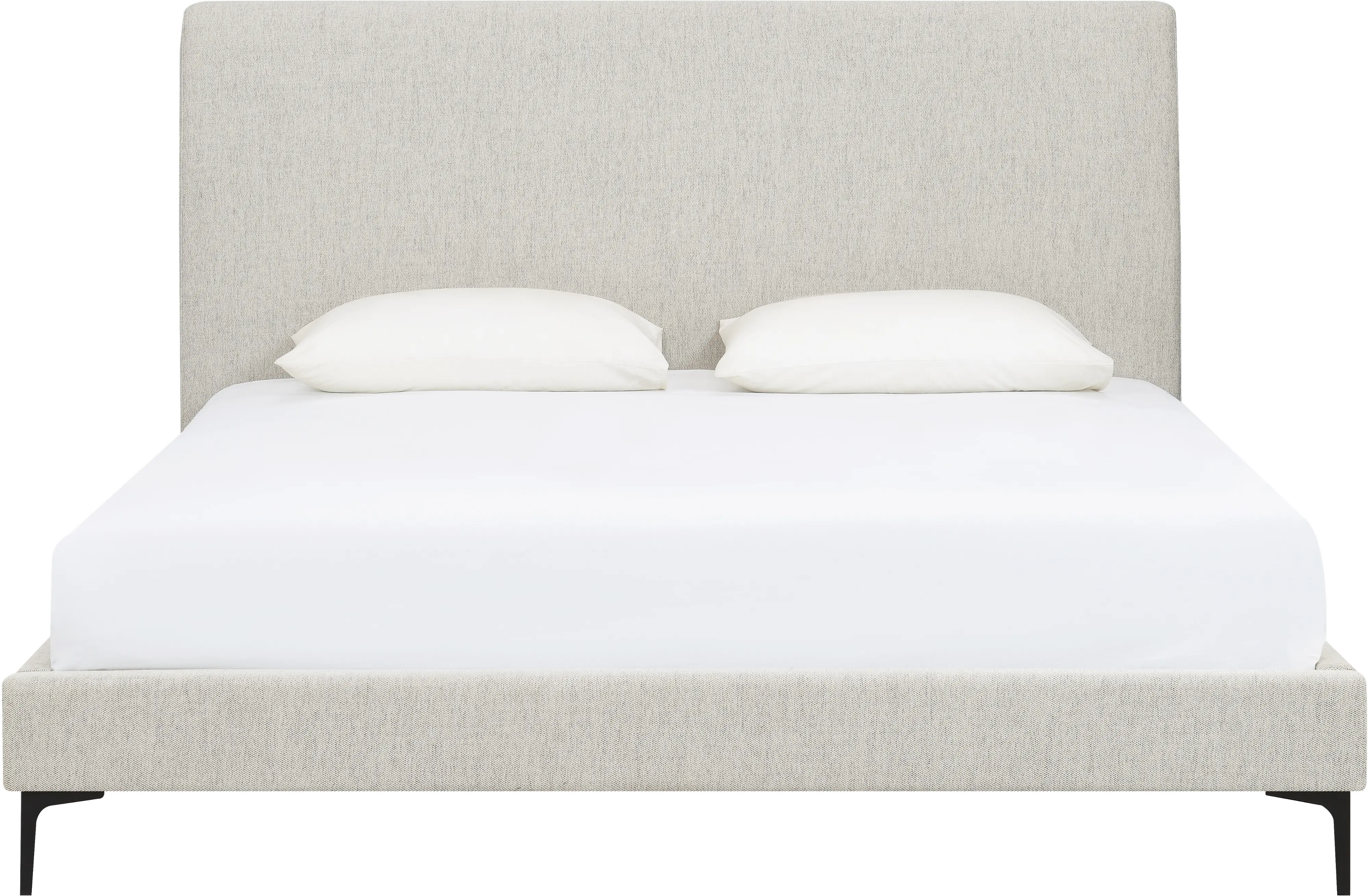 Britta Cream Upholstered King Bed-1