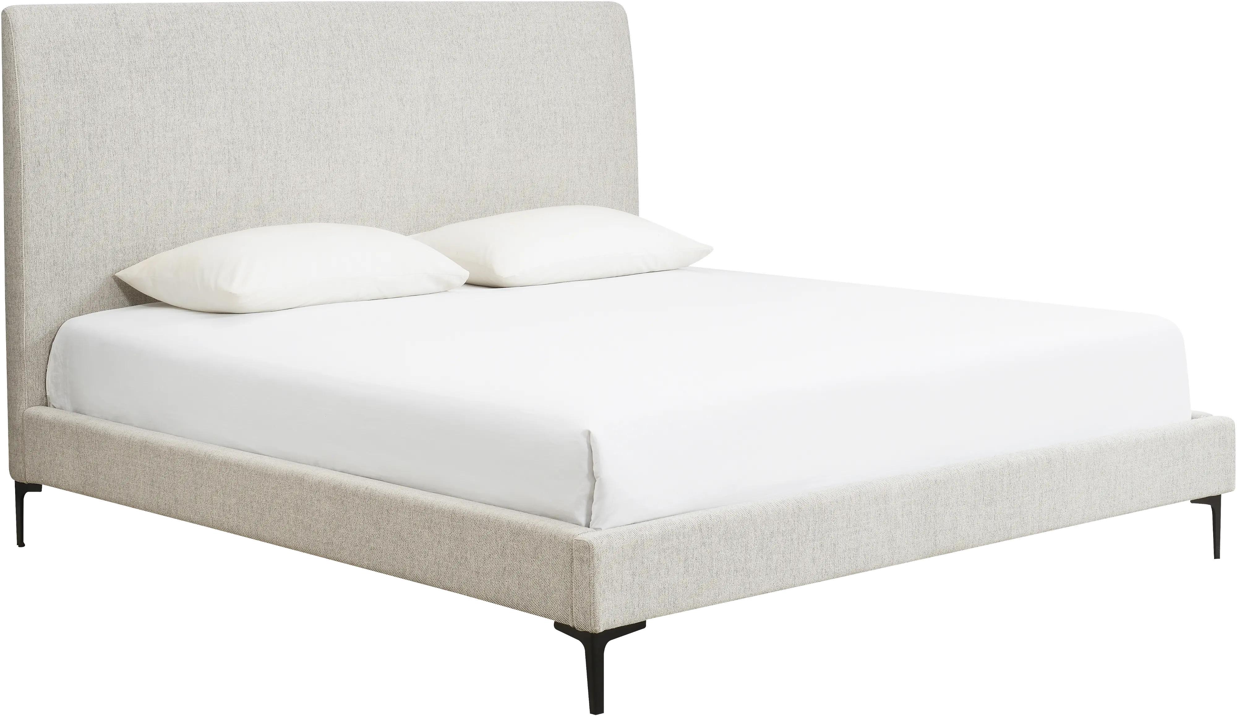 Britta Cream Upholstered King Bed-3