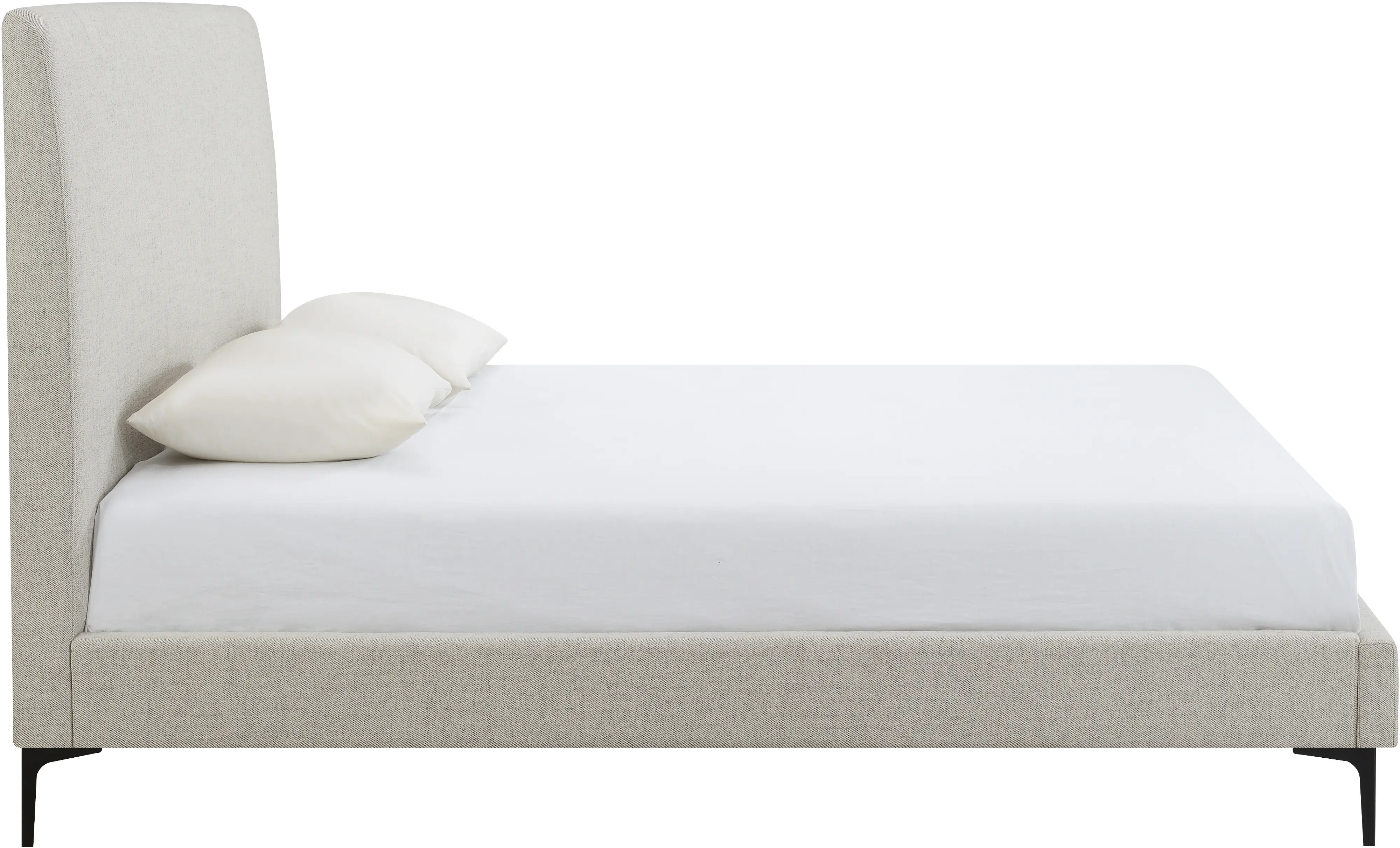 Britta Cream Upholstered King Bed-4