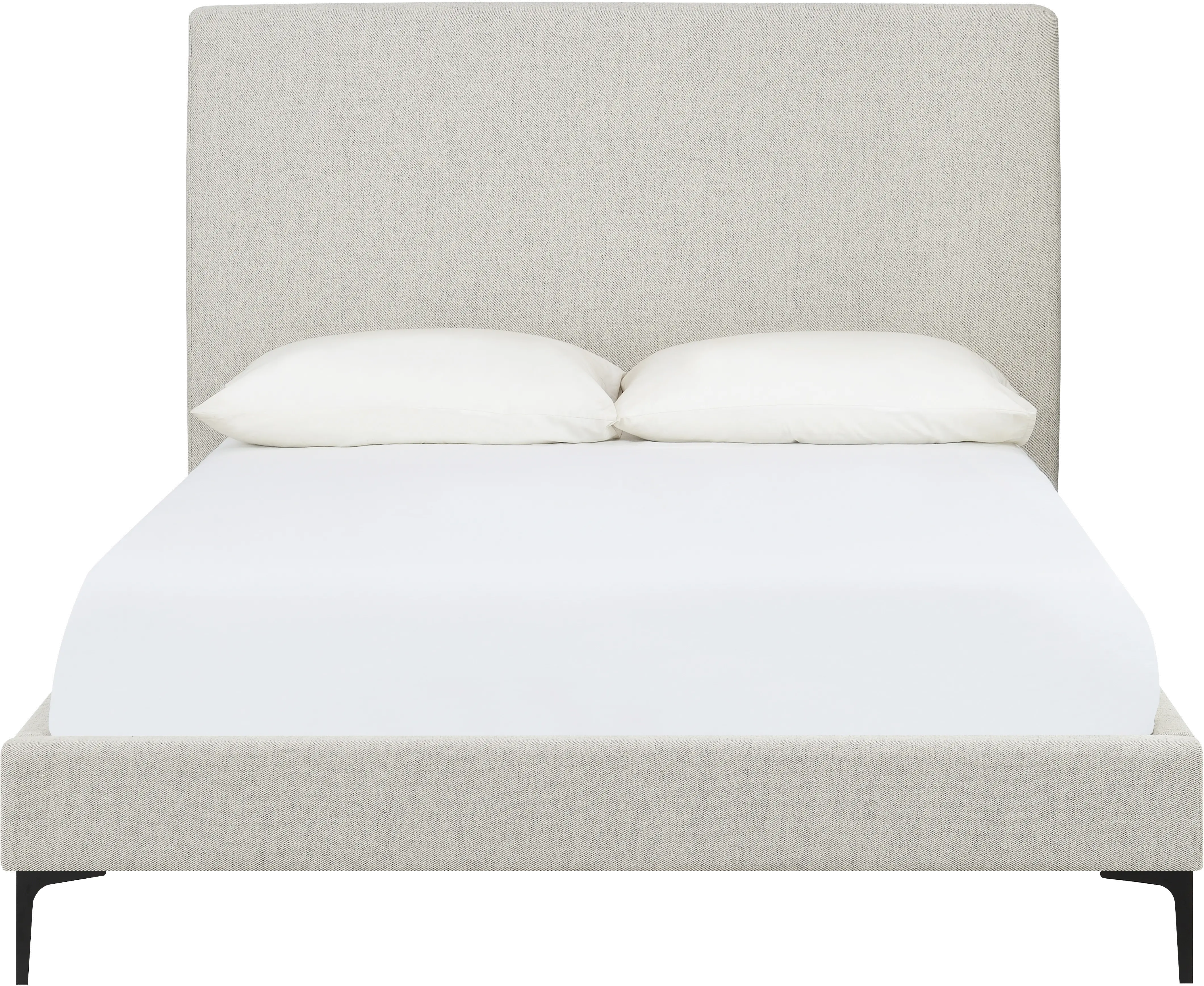 Britta Cream Upholstered Queen Bed-1
