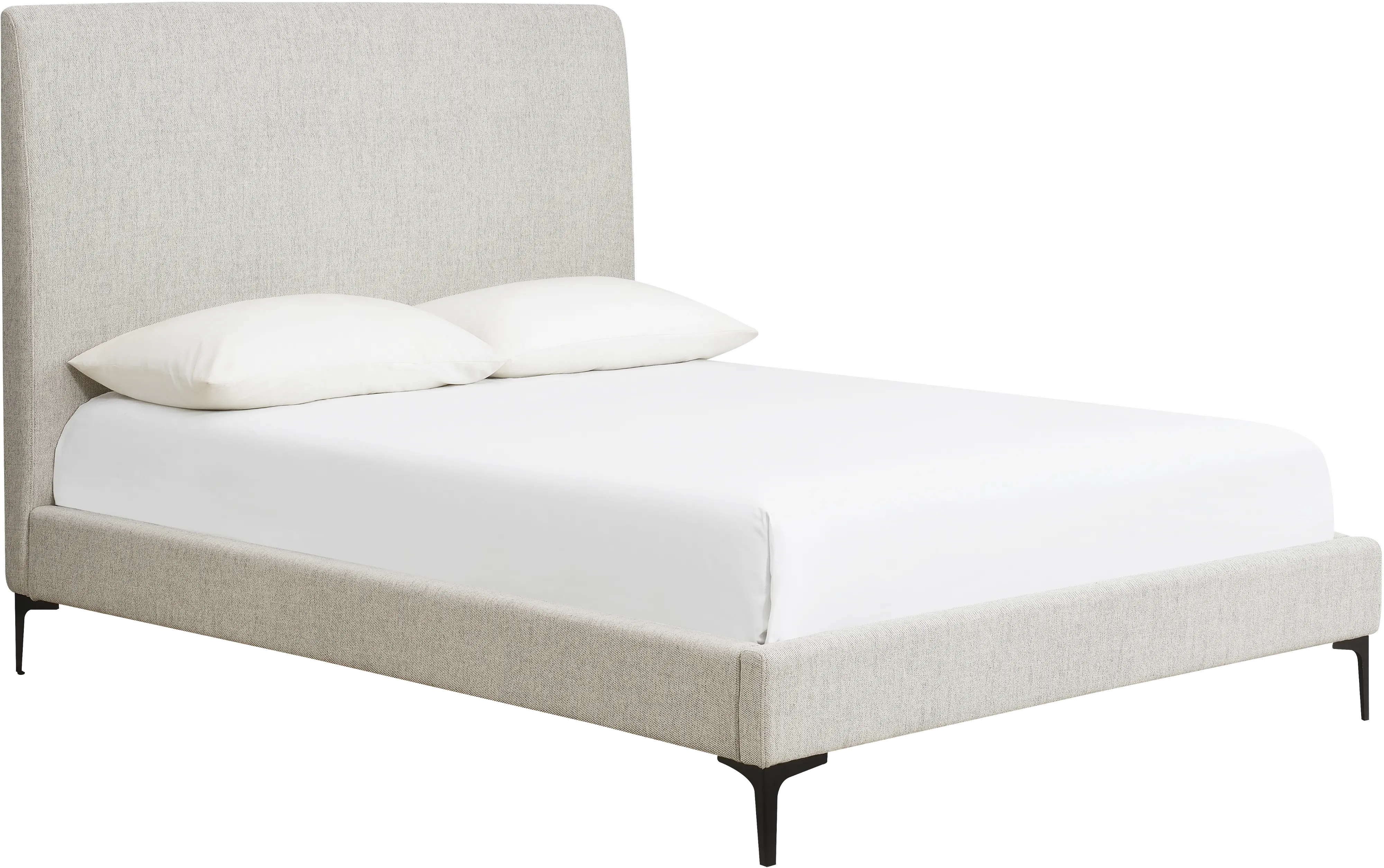 Britta Cream Upholstered Queen Bed-3