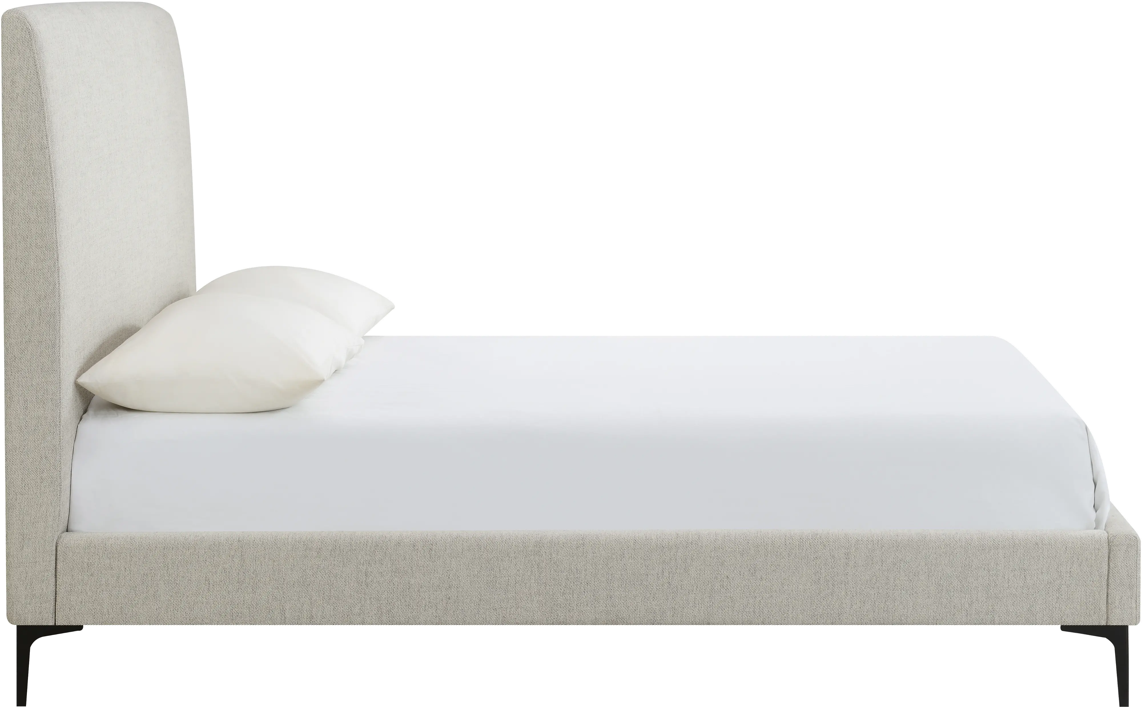 Britta Cream Upholstered Queen Bed-4