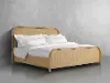JoJo Fletcher Ella Light Brown Oak & Natural Cane King Bed