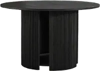 Pacifica Black Round Dining Table