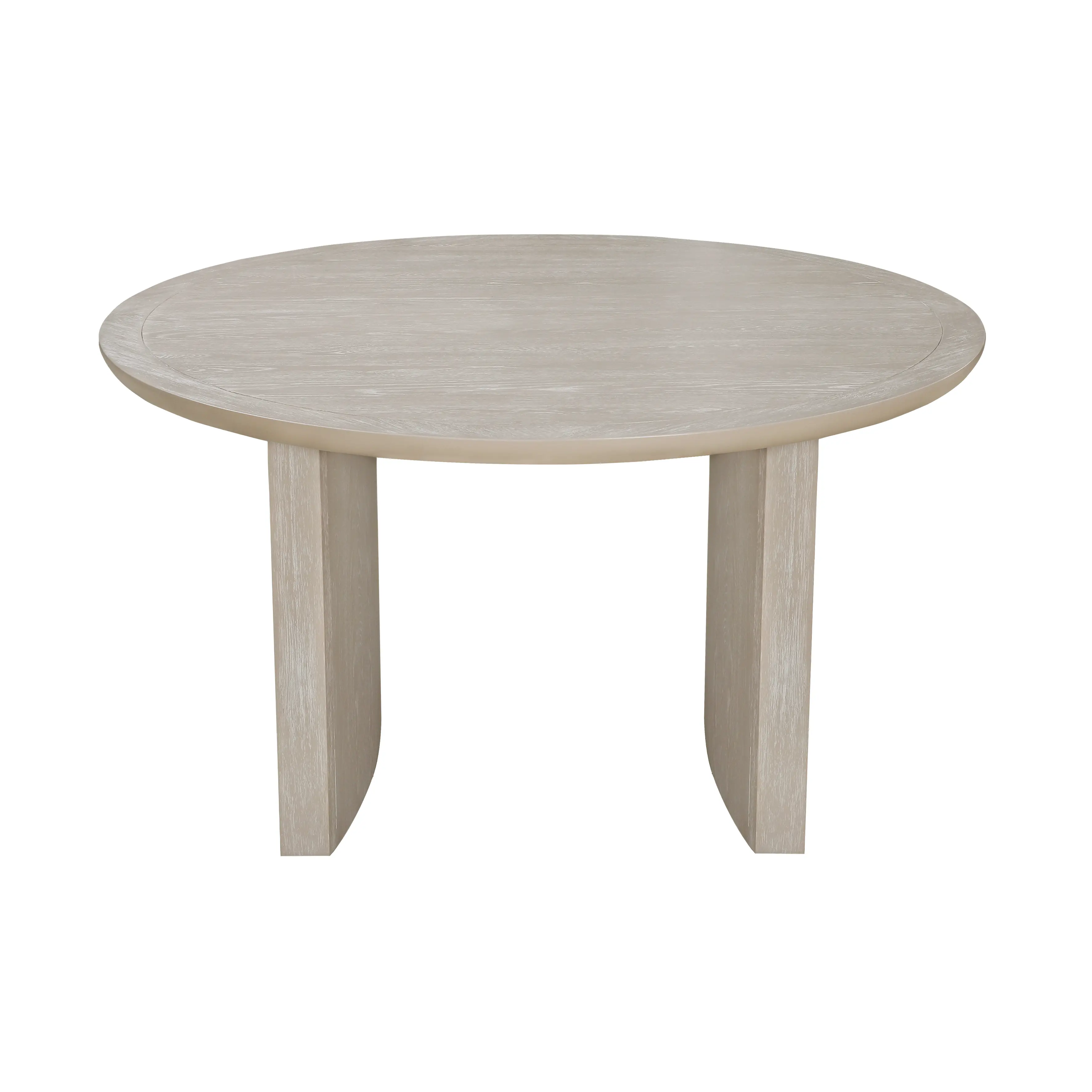 Cassie Weathered Beige Round Dining Table-3