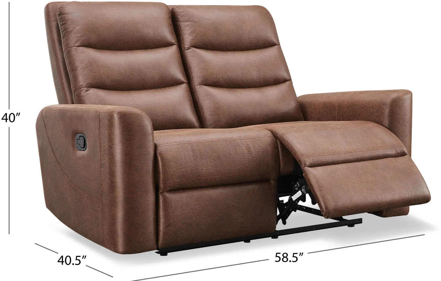 Ben Brown Manual Reclining Loveseat-7
