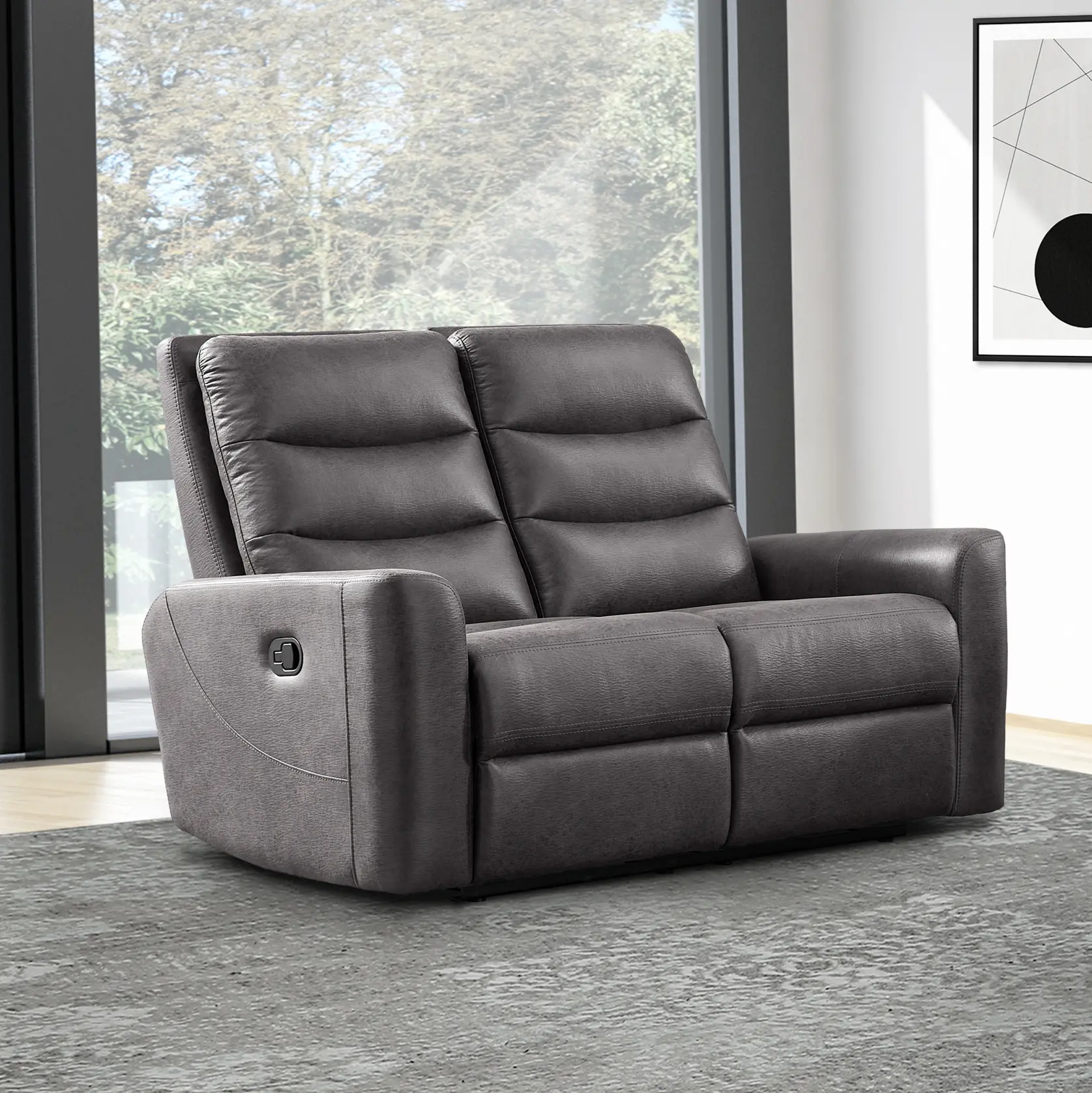 Ben Gray Manual Reclining Loveseat-2