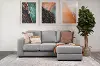Ellie Light Gray Sectional with Reversible Chaise