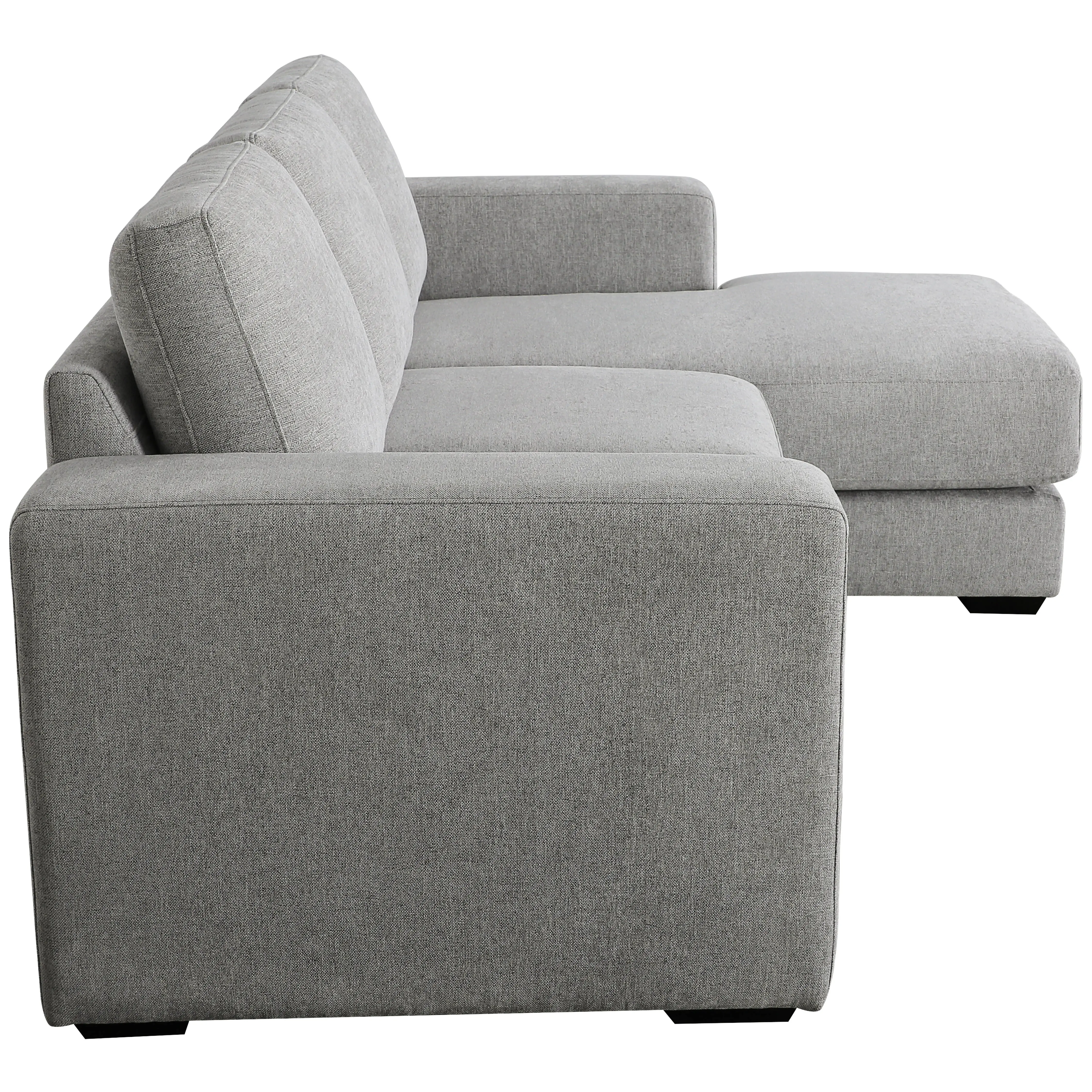 Ellie Light Gray Sectional with Reversible Chaise-5