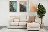 Ellie Sand Beige Sectional with Reversible Chaise