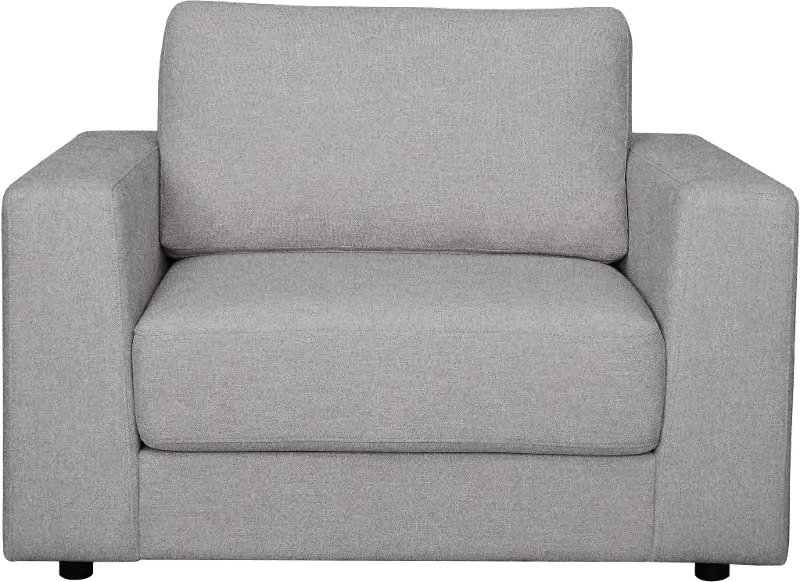 Ellie Light Gray Oversized Armchair