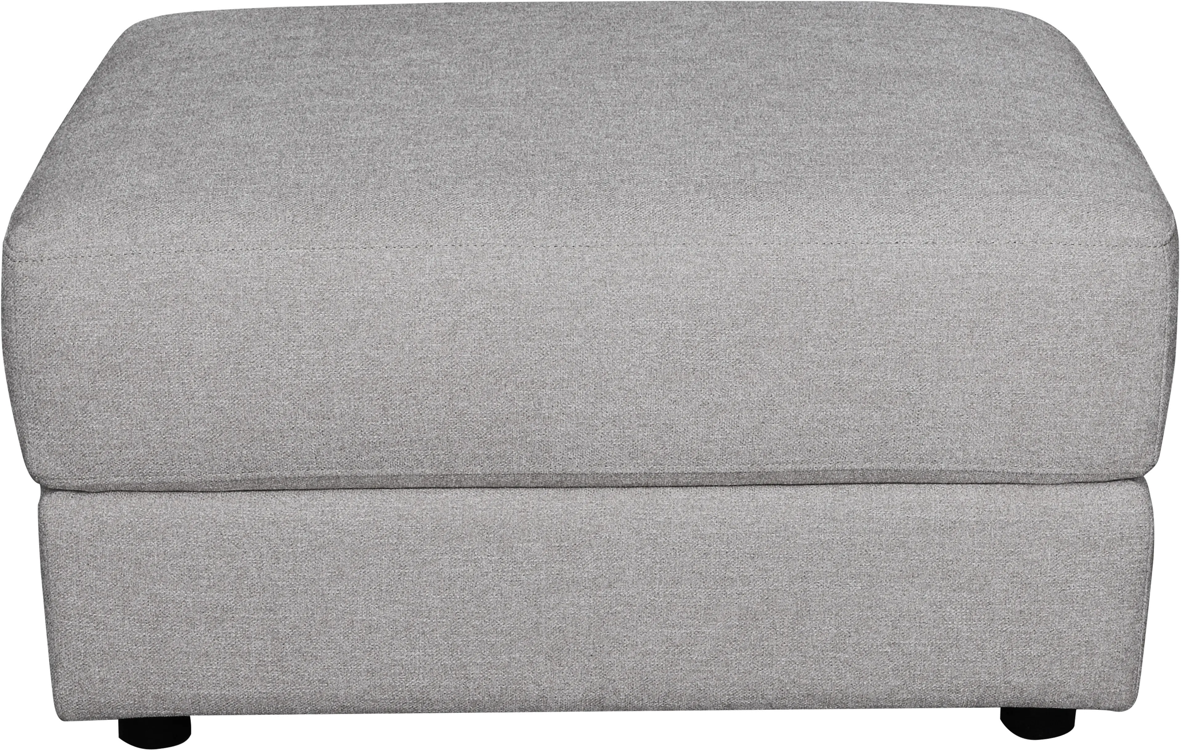 Ellie Light Gray Square Ottoman-1