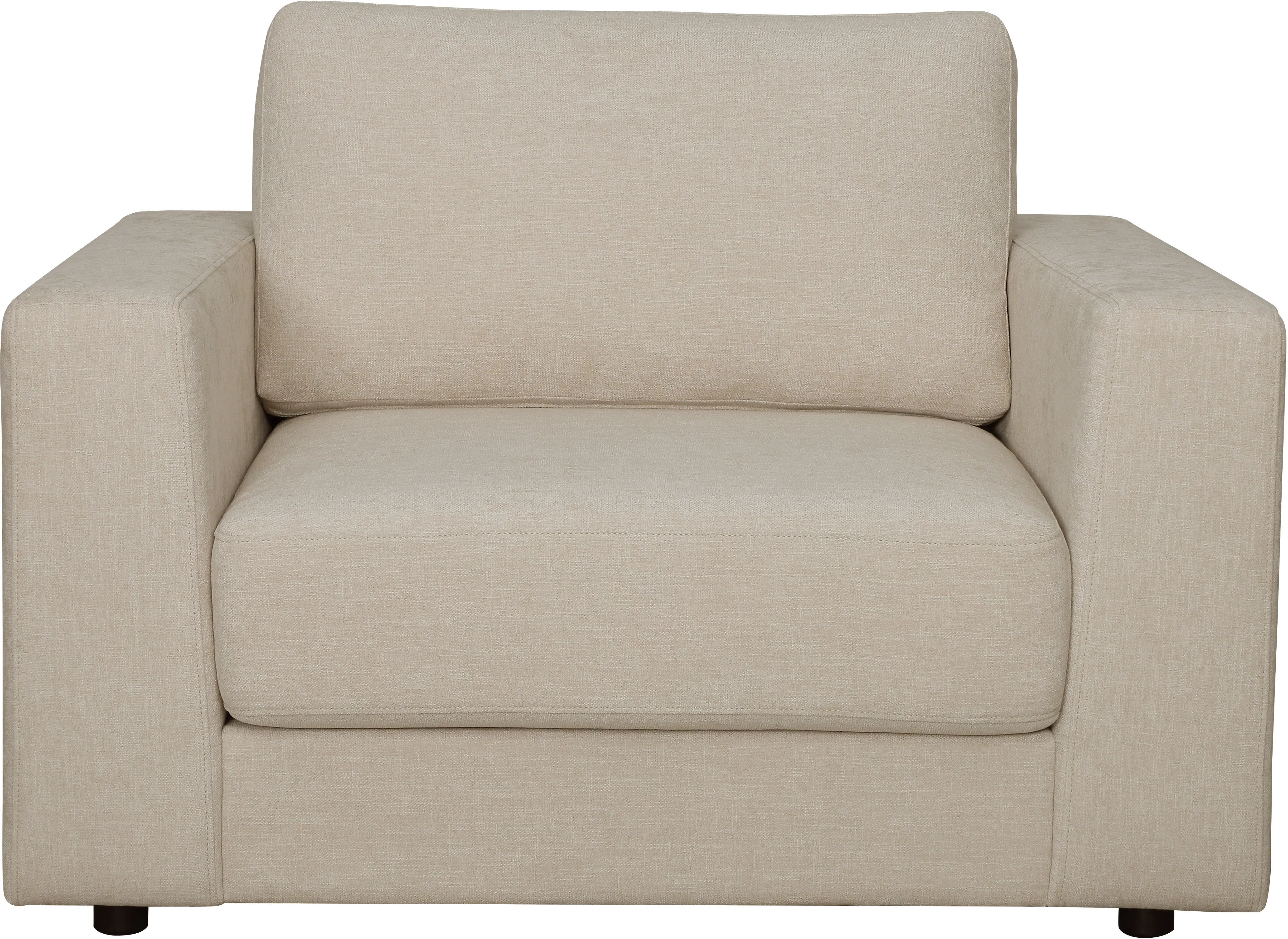 Ellie Sand Beige Oversized Armchair-1