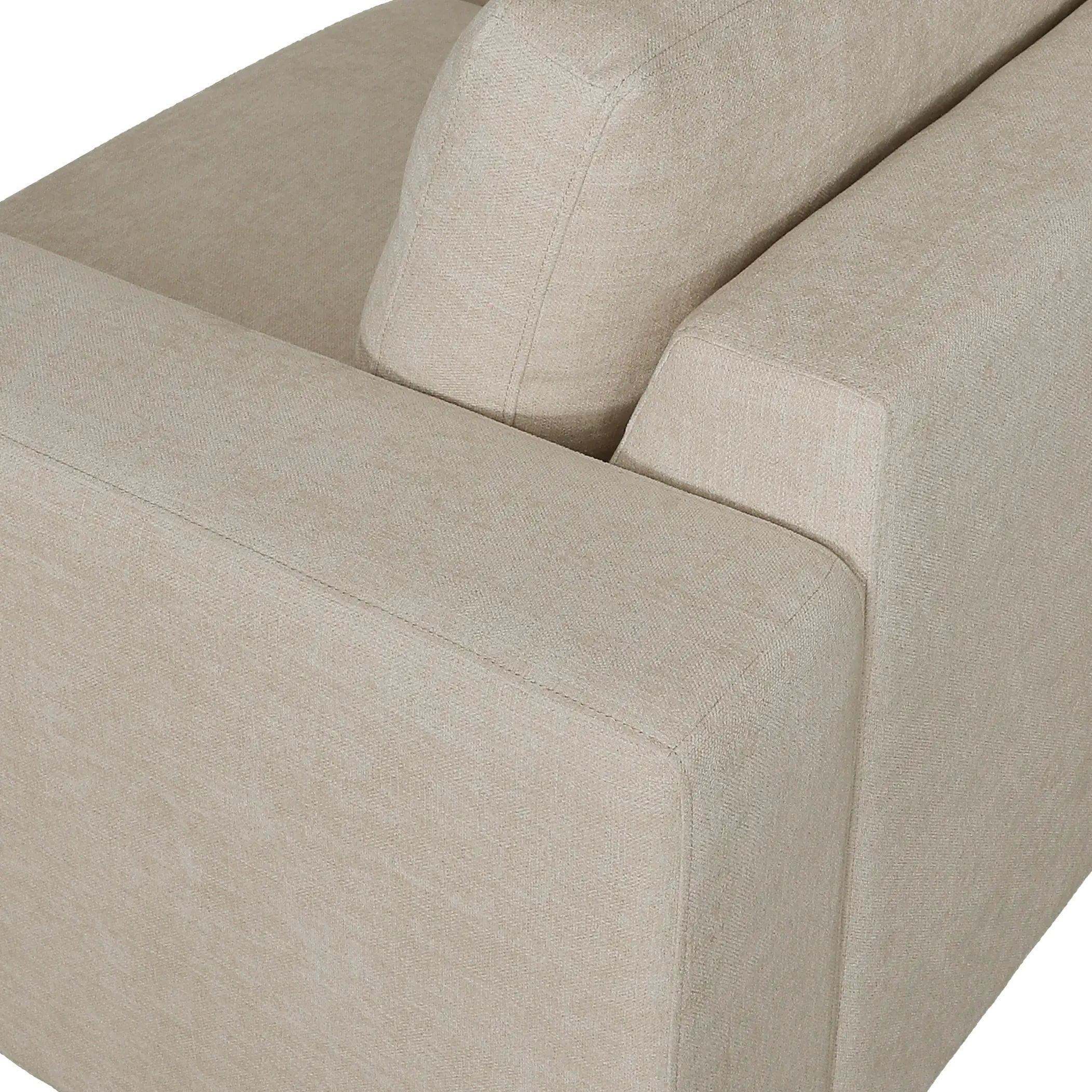 Ellie Sand Beige Oversized Armchair-5