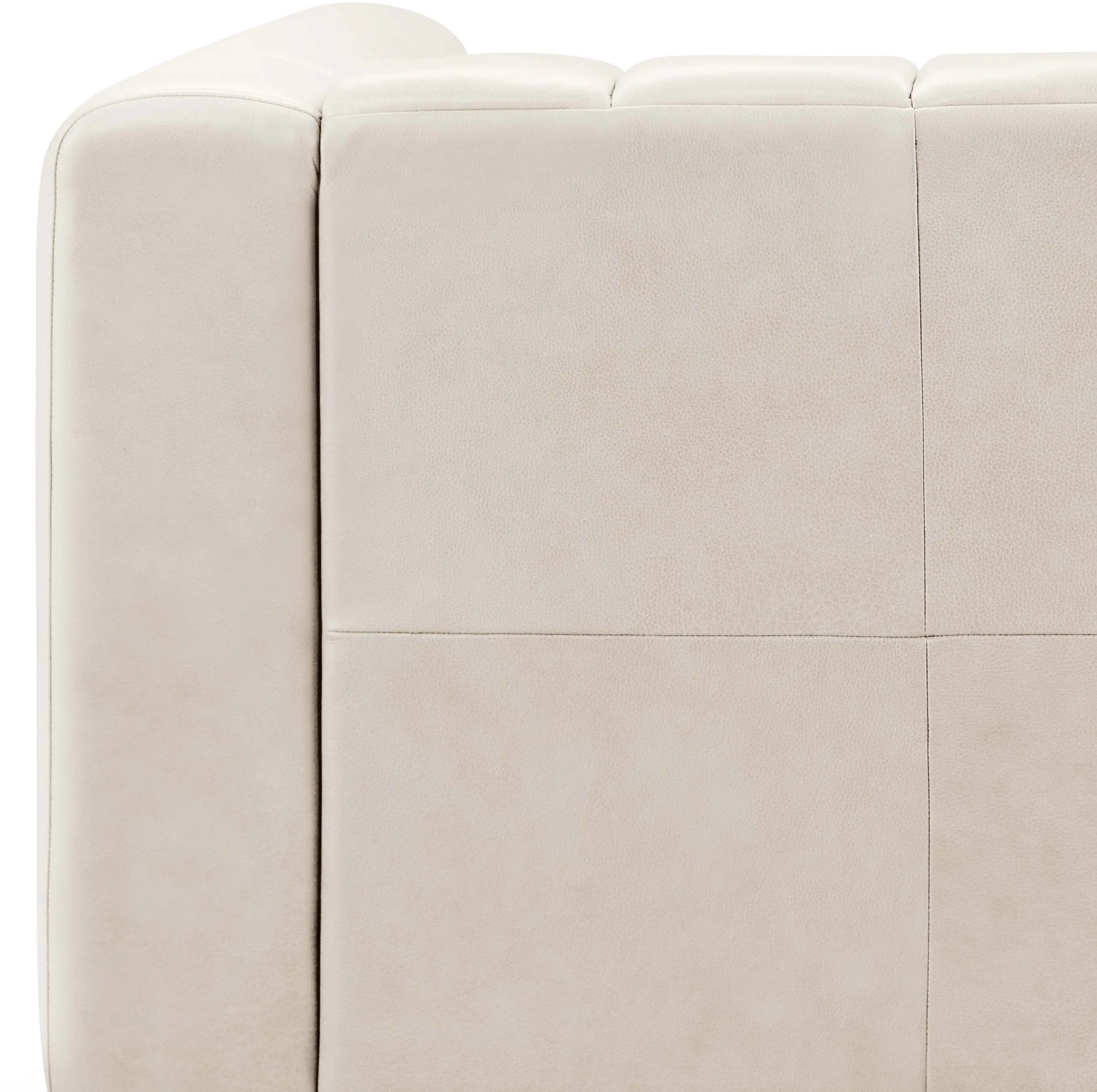 Gia Ivory Leather Sofa-4