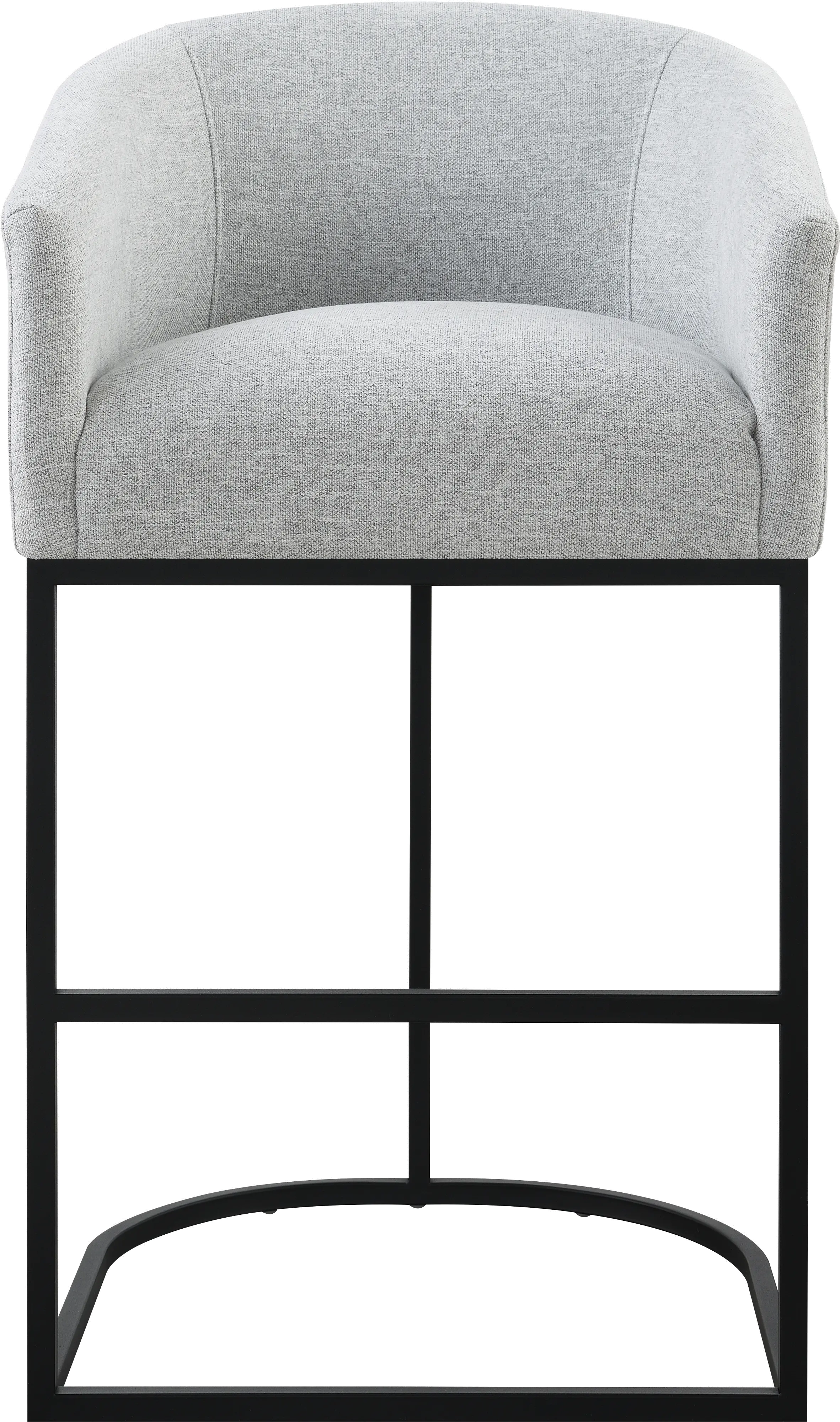 Josephine Light Gray Upholstered Barstool-3