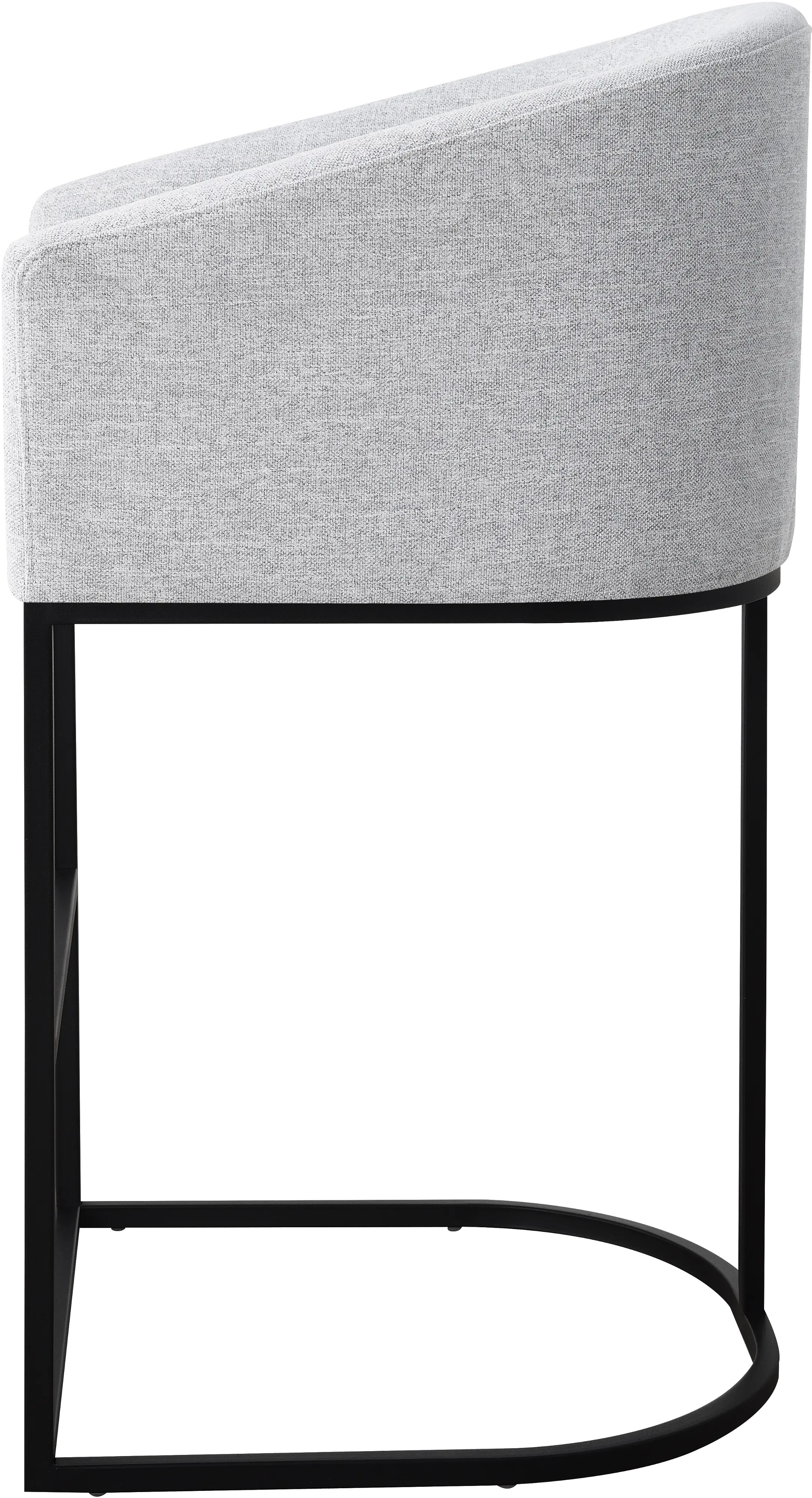 Josephine Light Gray Upholstered Barstool-4