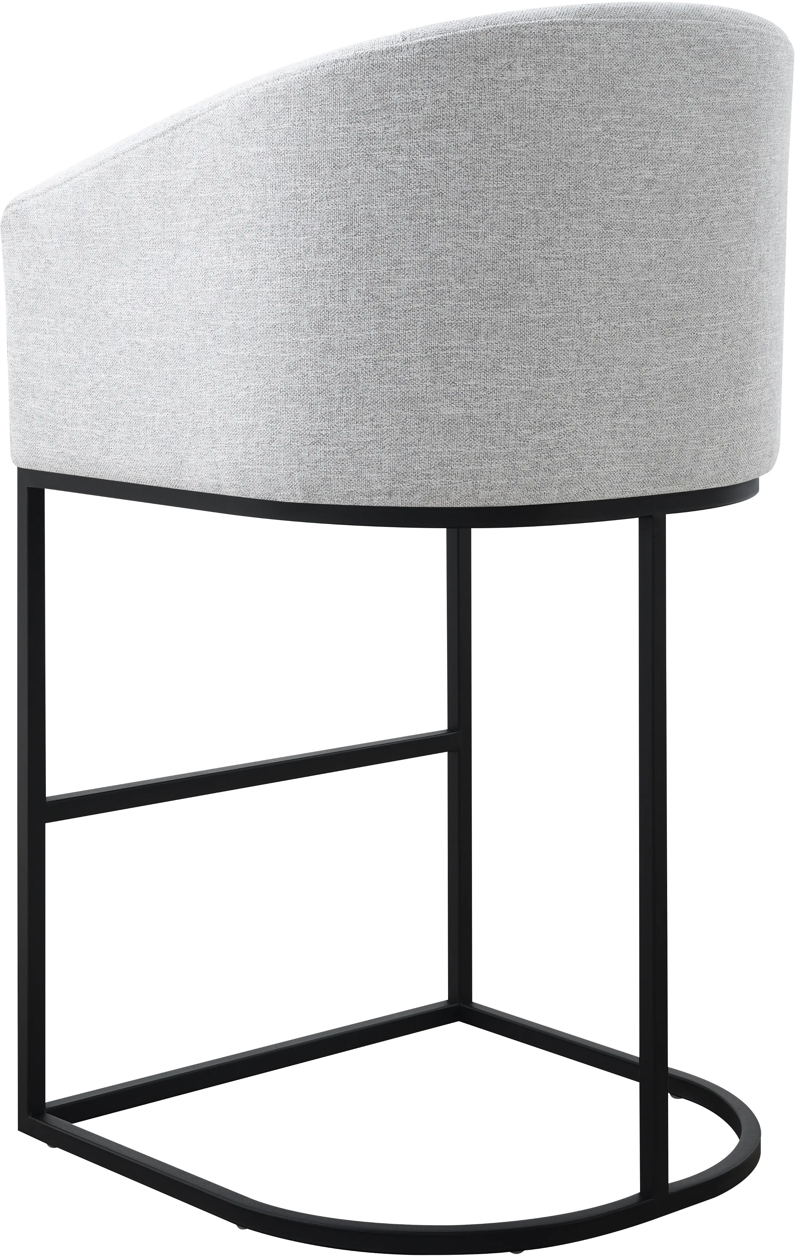 Josephine Light Gray Upholstered Barstool-5