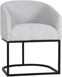 Josephine Light Gray Upholstered Dining Chair
