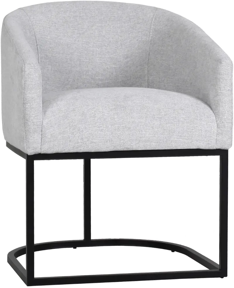 Josephine Light Gray Upholstered Dining Chair