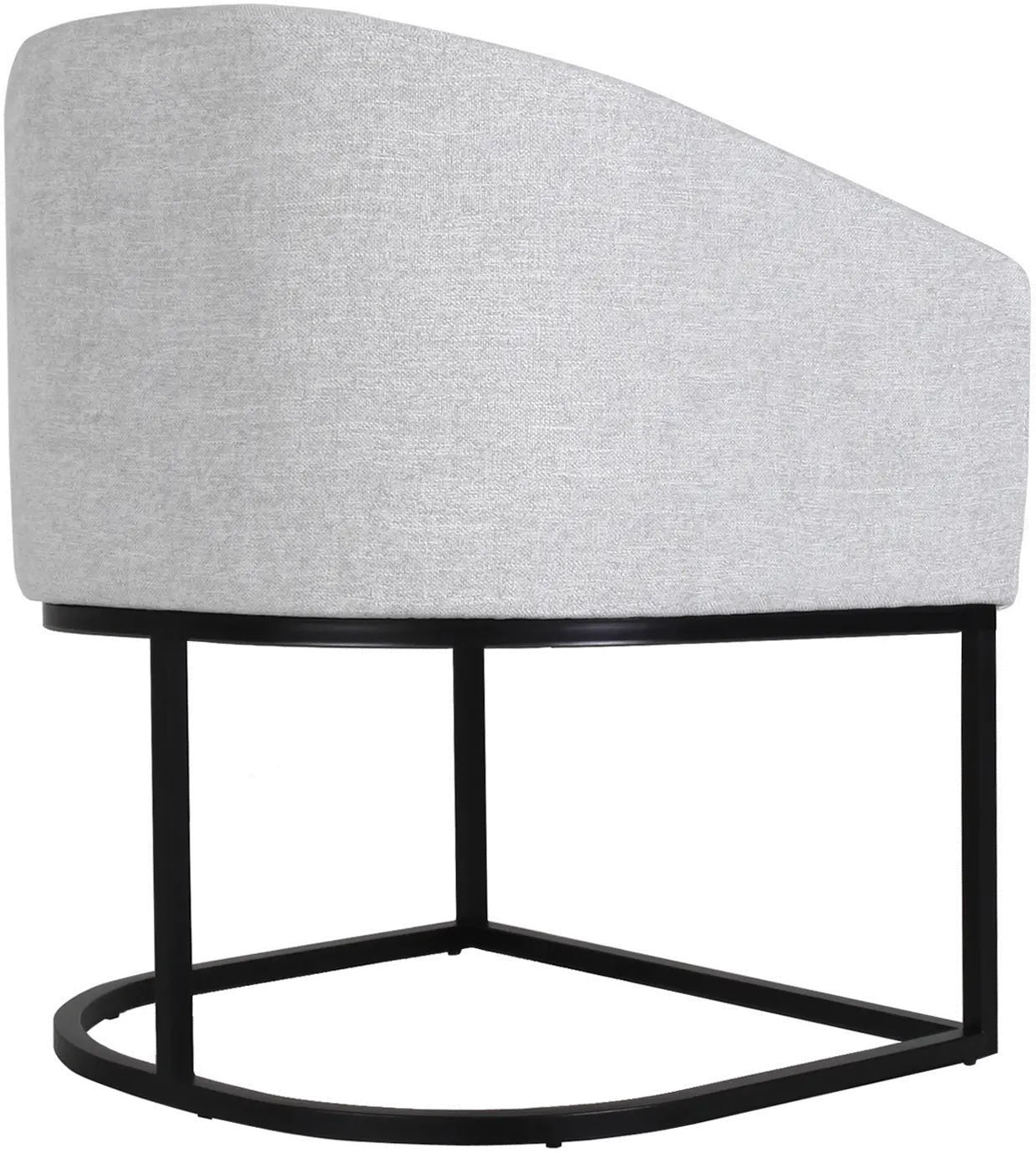 Josephine Light Gray Upholstered Dining Chair-5