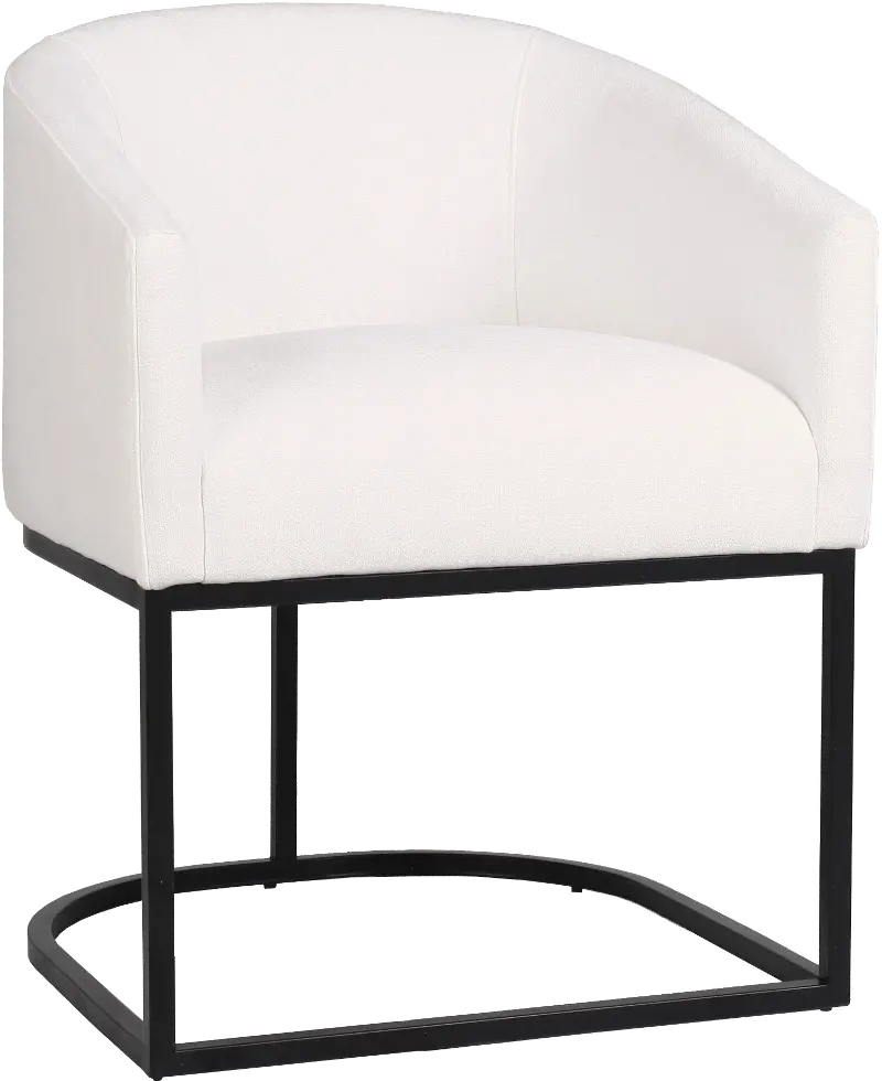 Josephine White Upholstered Dining Chair