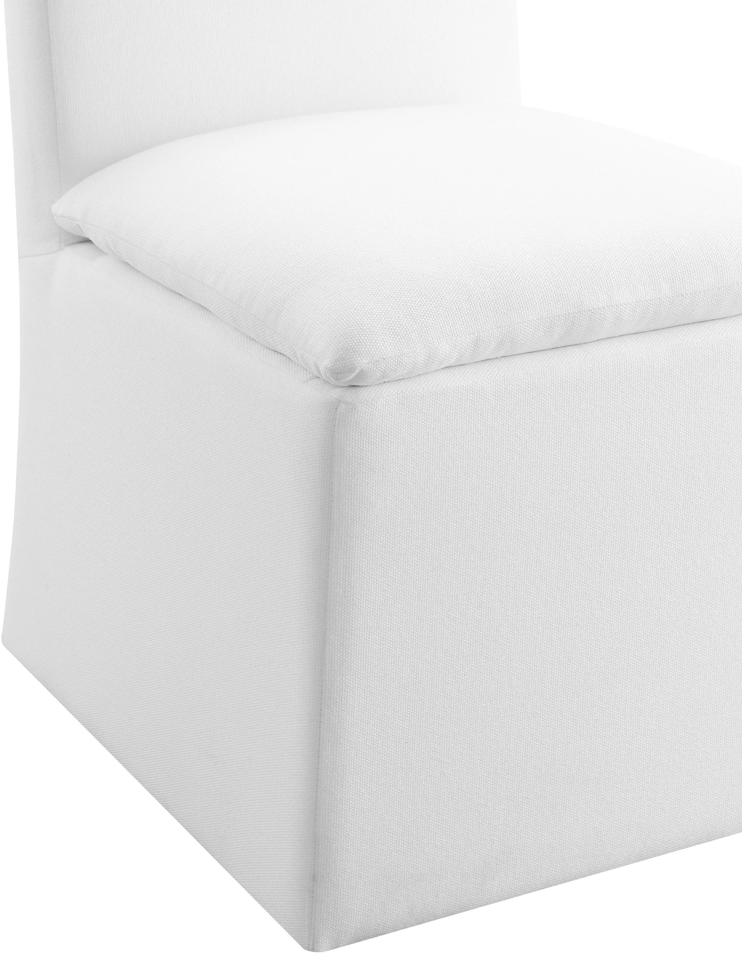 Mariana White Stain-Resistant Upholstered Dining Chair-7