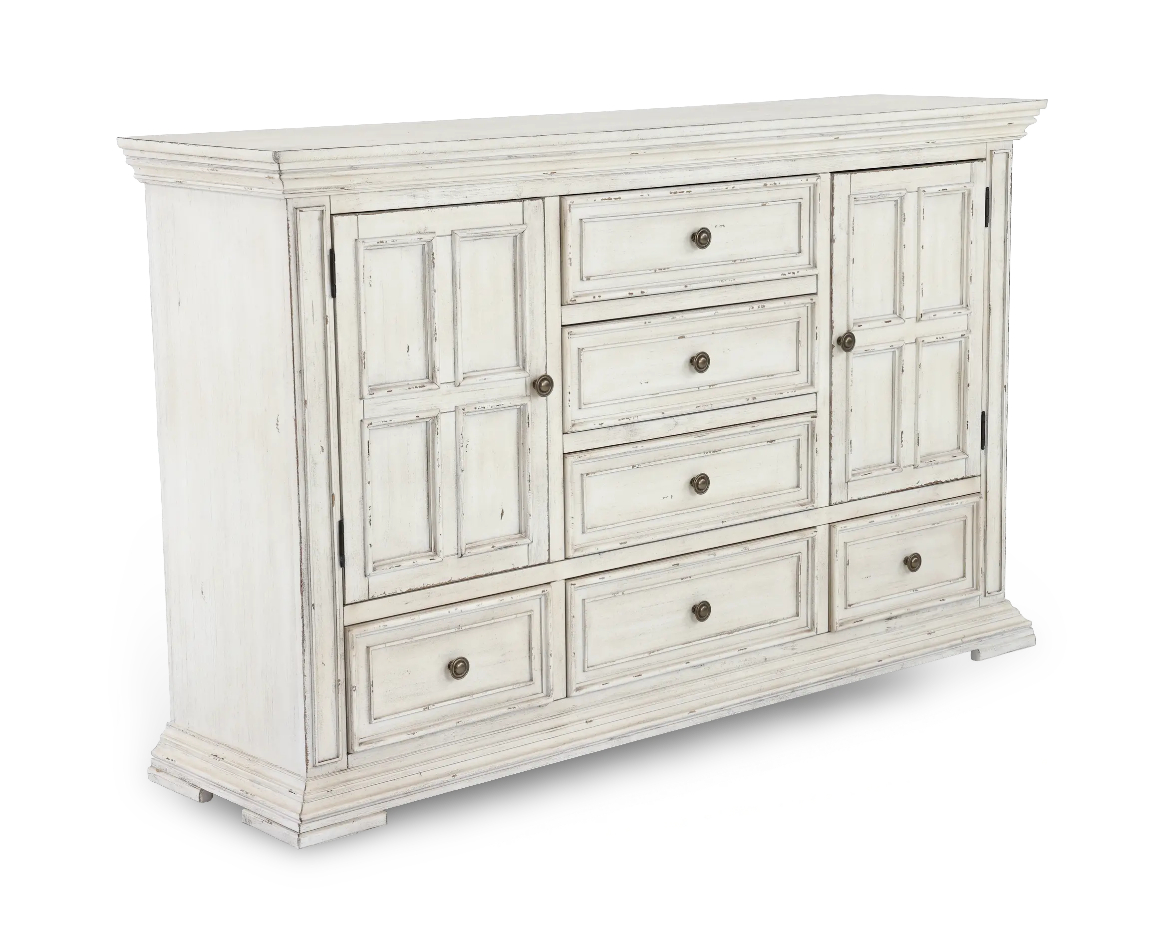 361W-BR31 Big Valley White Dresser-4