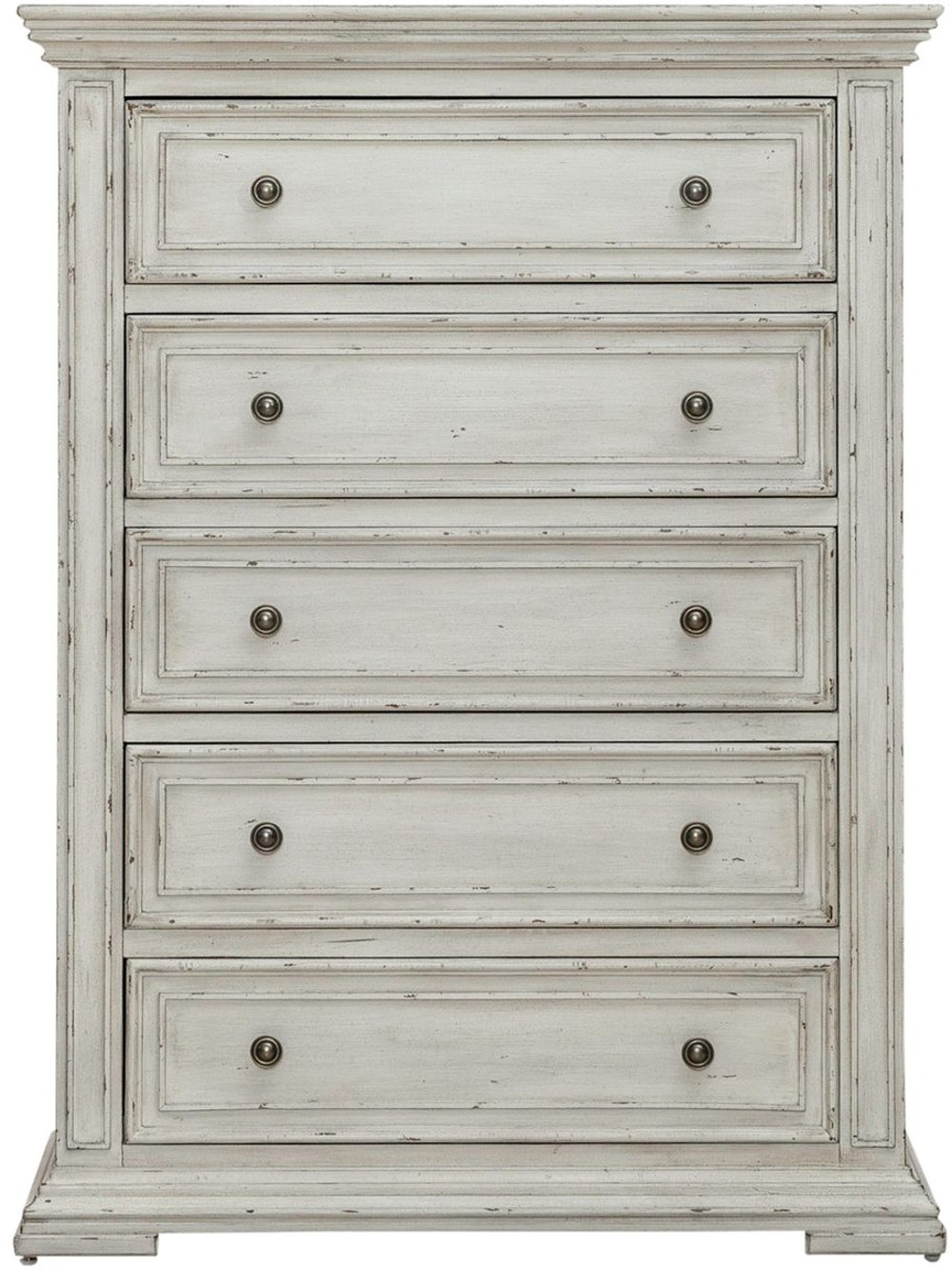 Big Valley White Chest of Drawers