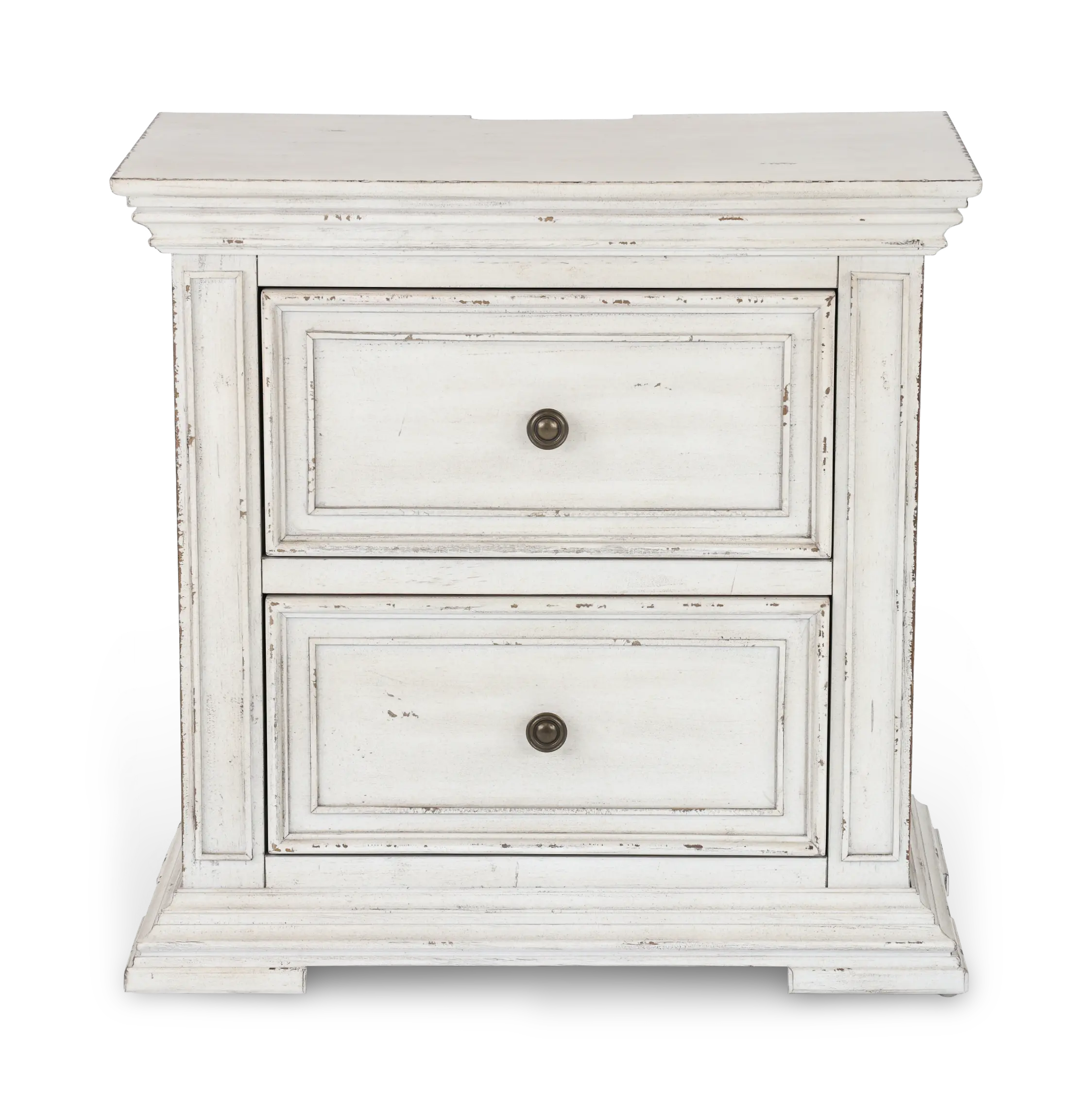 361W-BR61 Big Valley White Nightstand-1