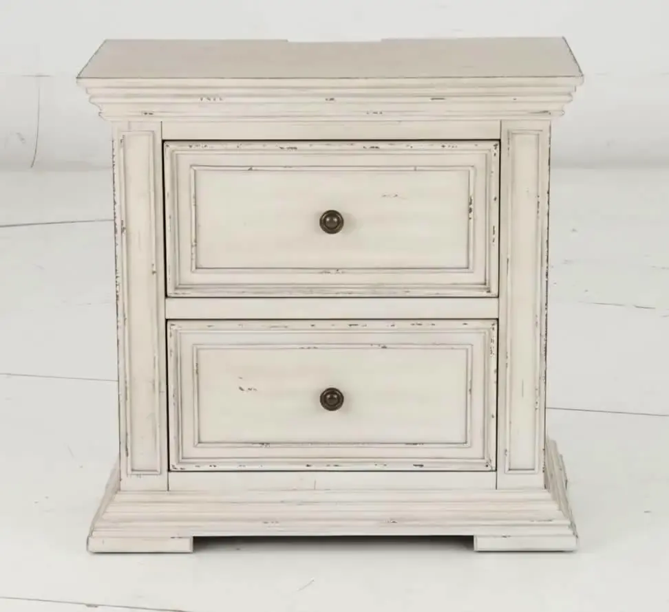 361W-BR61 Big Valley White Nightstand-10