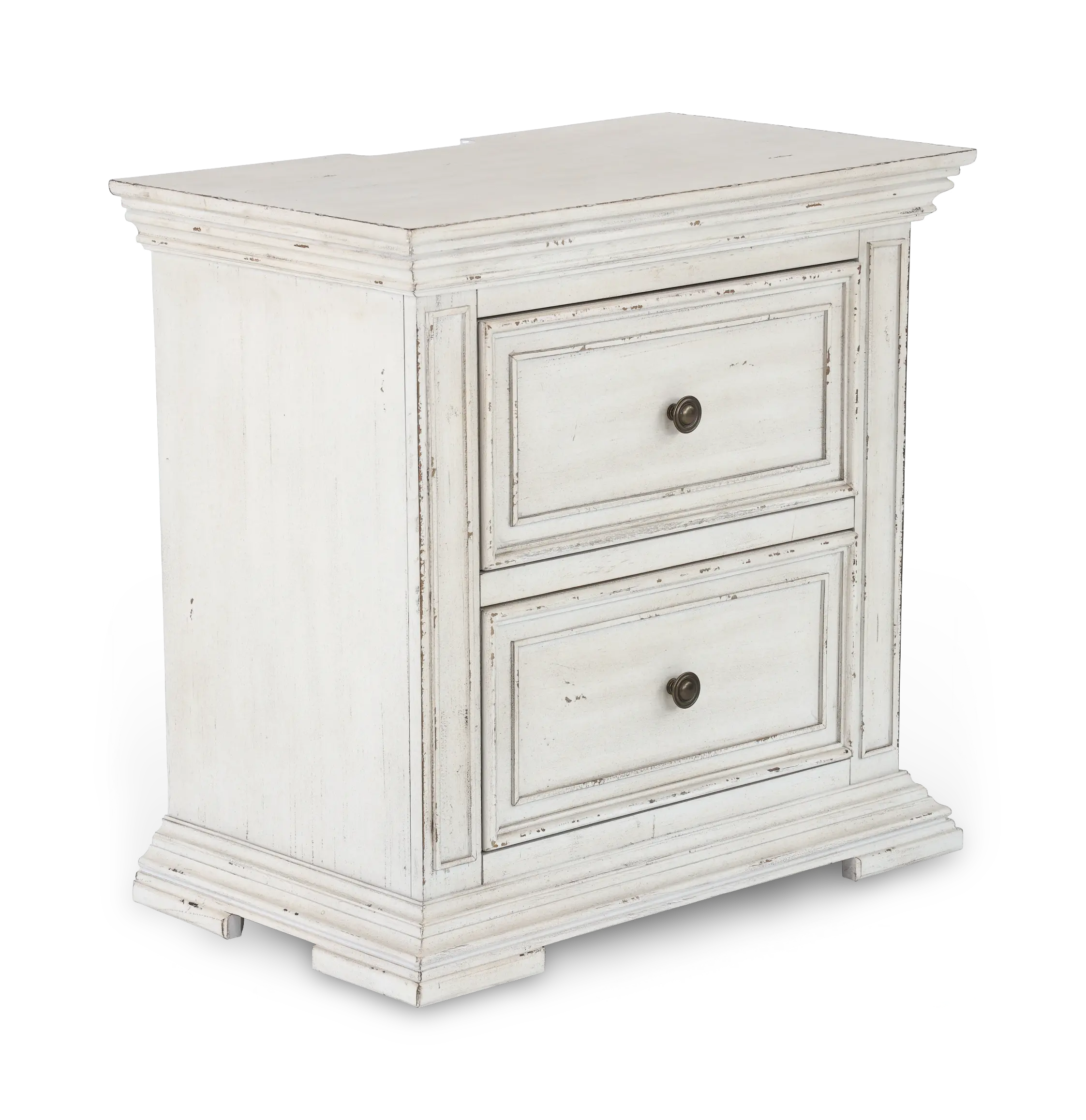 361W-BR61 Big Valley White Nightstand-4