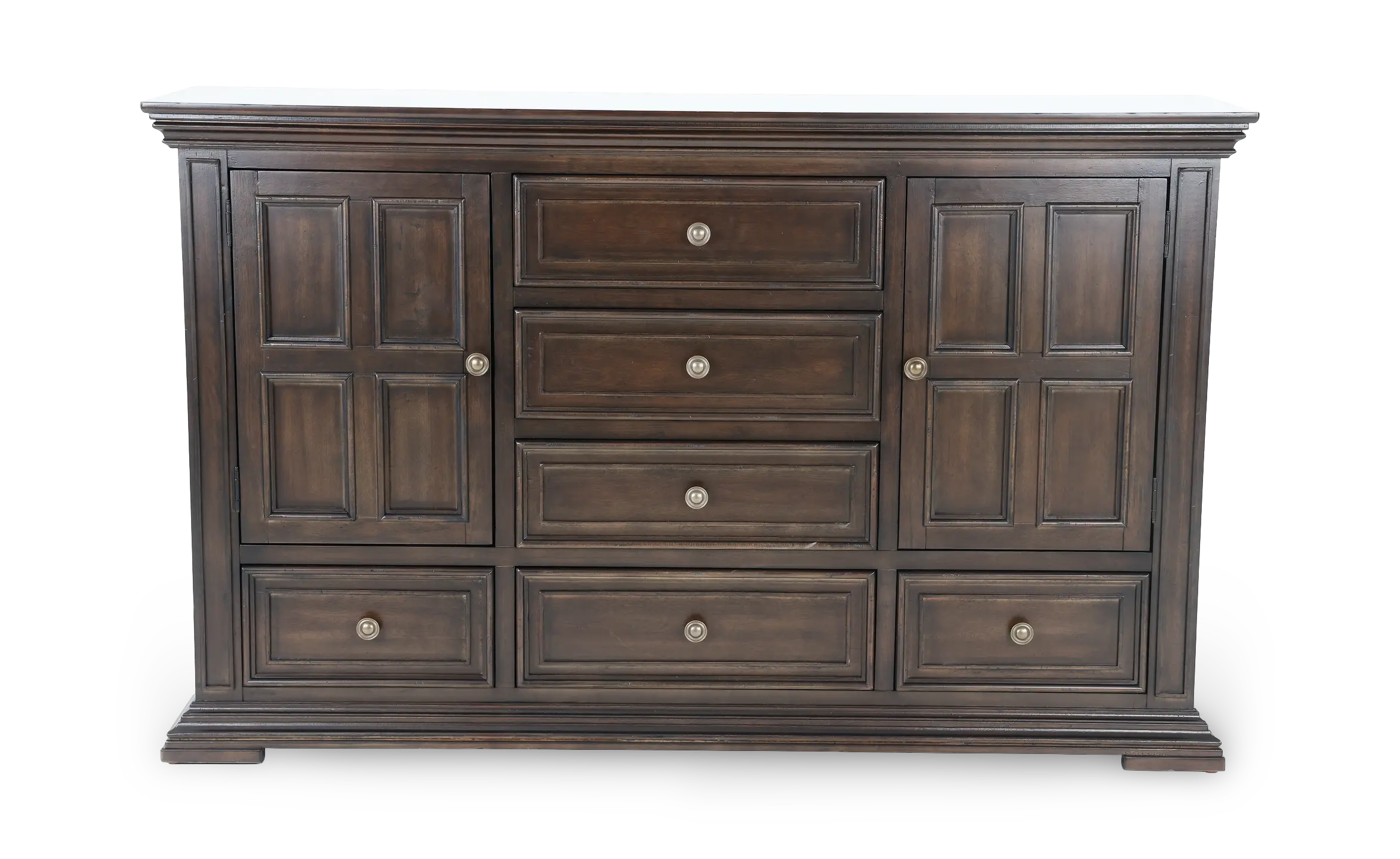 361-BR31 Big Valley Brown Dresser-1