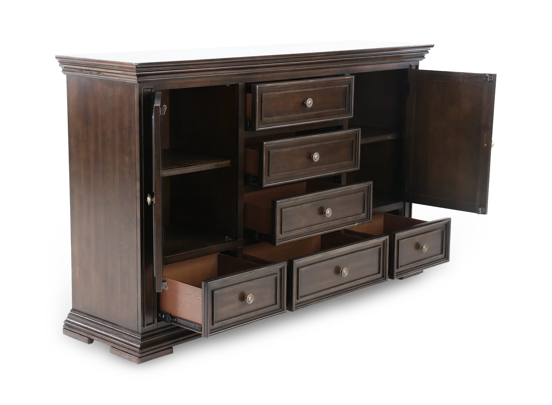361-BR31 Big Valley Brown Dresser-5