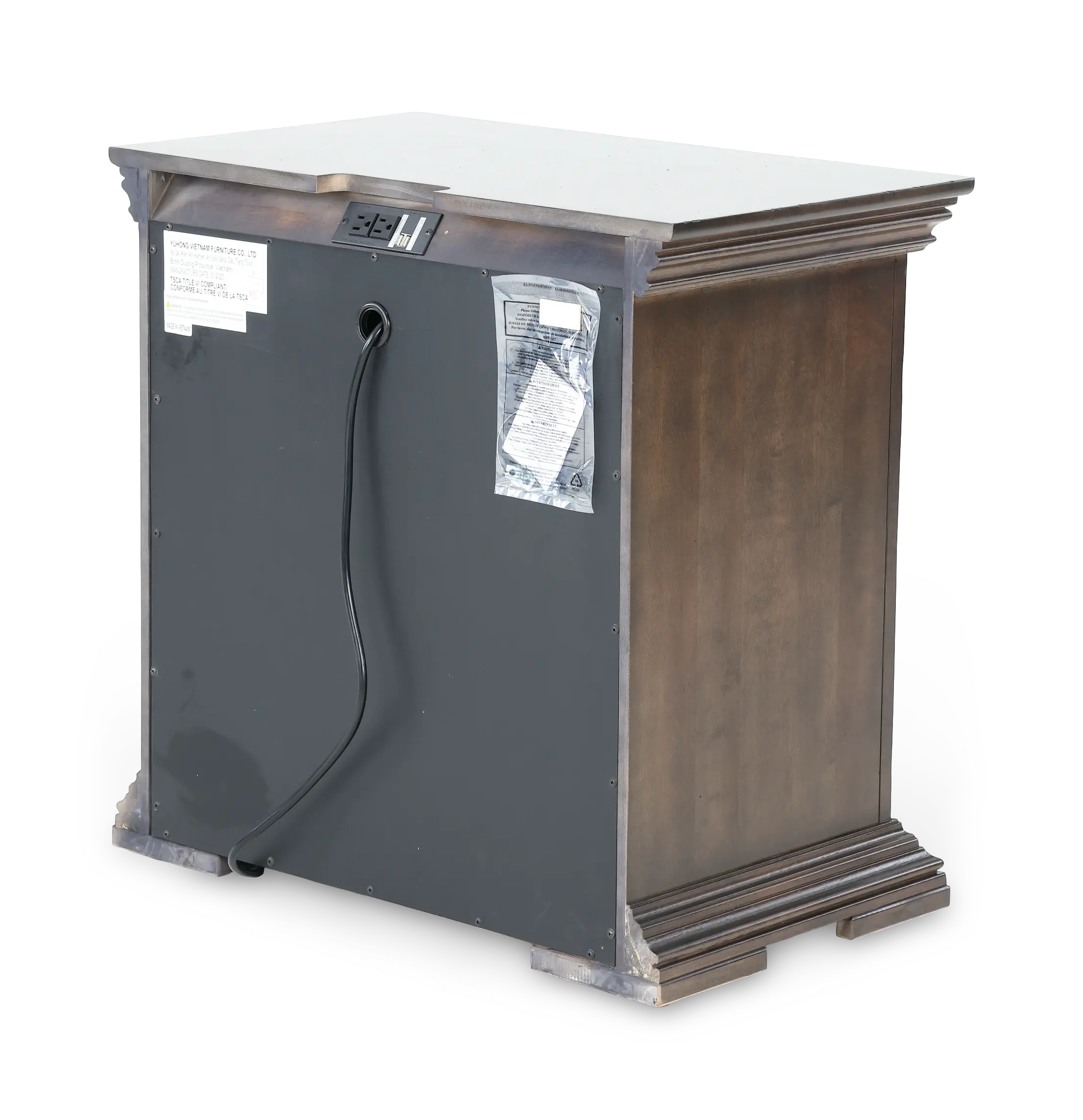 361-BR61 Big Valley Brown Nightstand-6