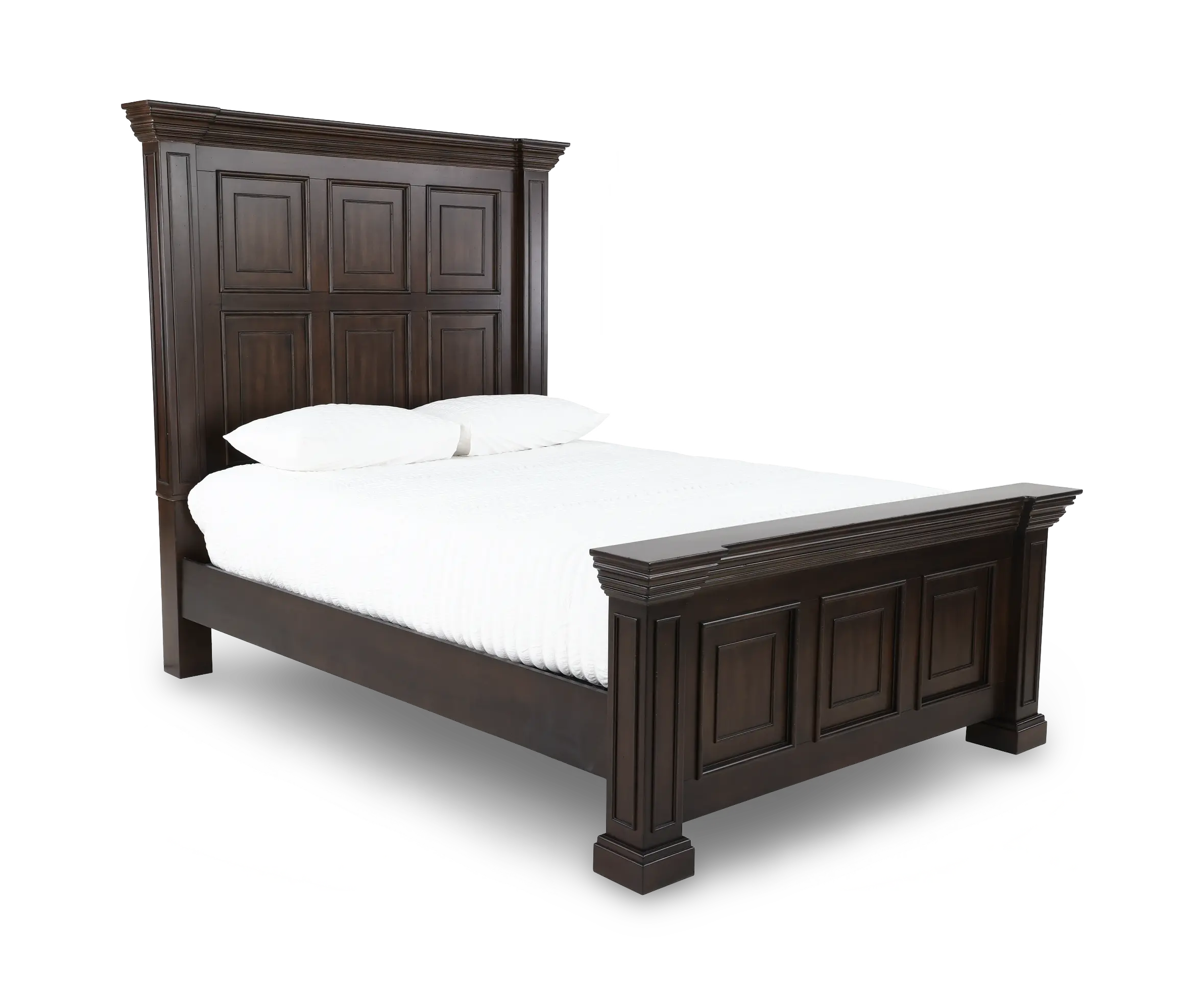 361-BRW-BED5/0 Big Valley Brown Queen Bed-1