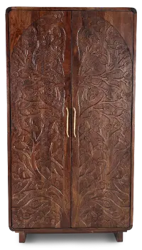 Albero Brown Tall Cabinet