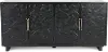 Albero Black 4-Door Buffet