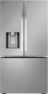 LRRXC2606S LG 25.5 Cu Ft French Door Refrigerator - Counter Depth Stainless Steel