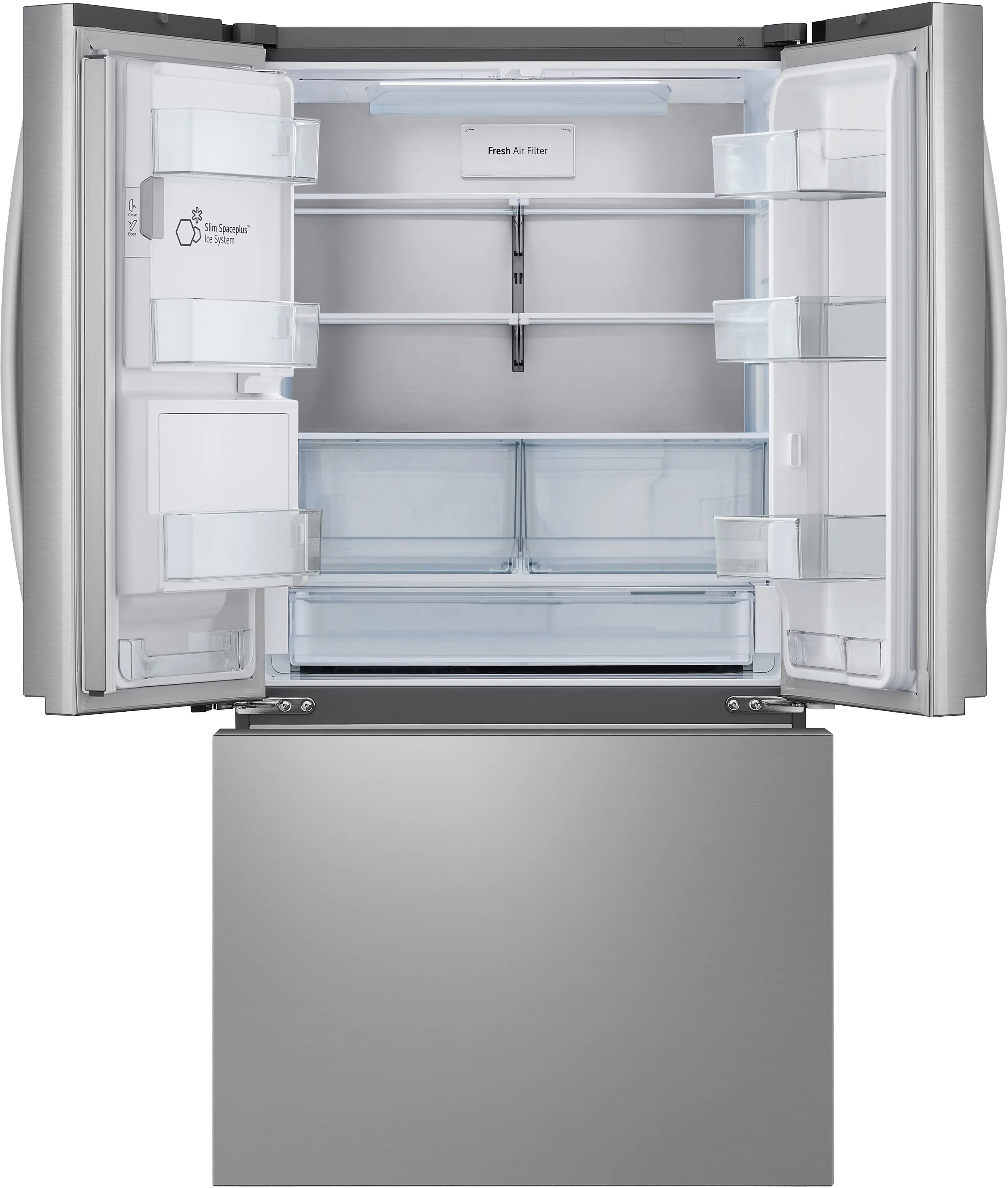 LRRXC2606S LG 25.5 Cu Ft French Door Refrigerator - Counter Depth Stainless Steel-5