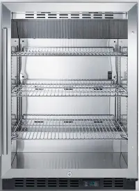 Summit 24  Built-In Beverage Refrigerator - Stainless Steel