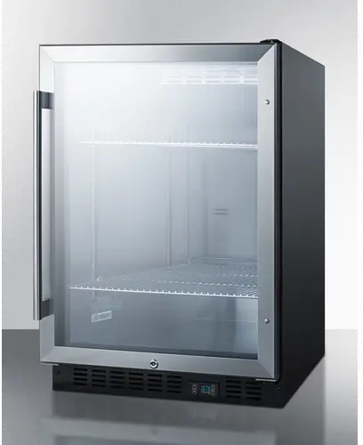 Summit 24  Built-In Beverage Refrigerator - Stainless Steel-1