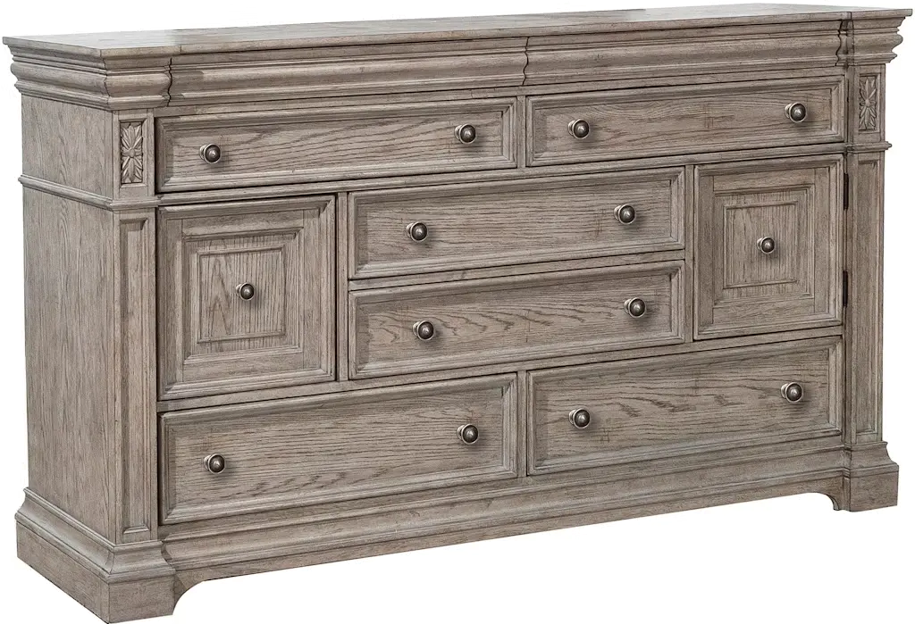 Kingsbury Gray Dresser-1