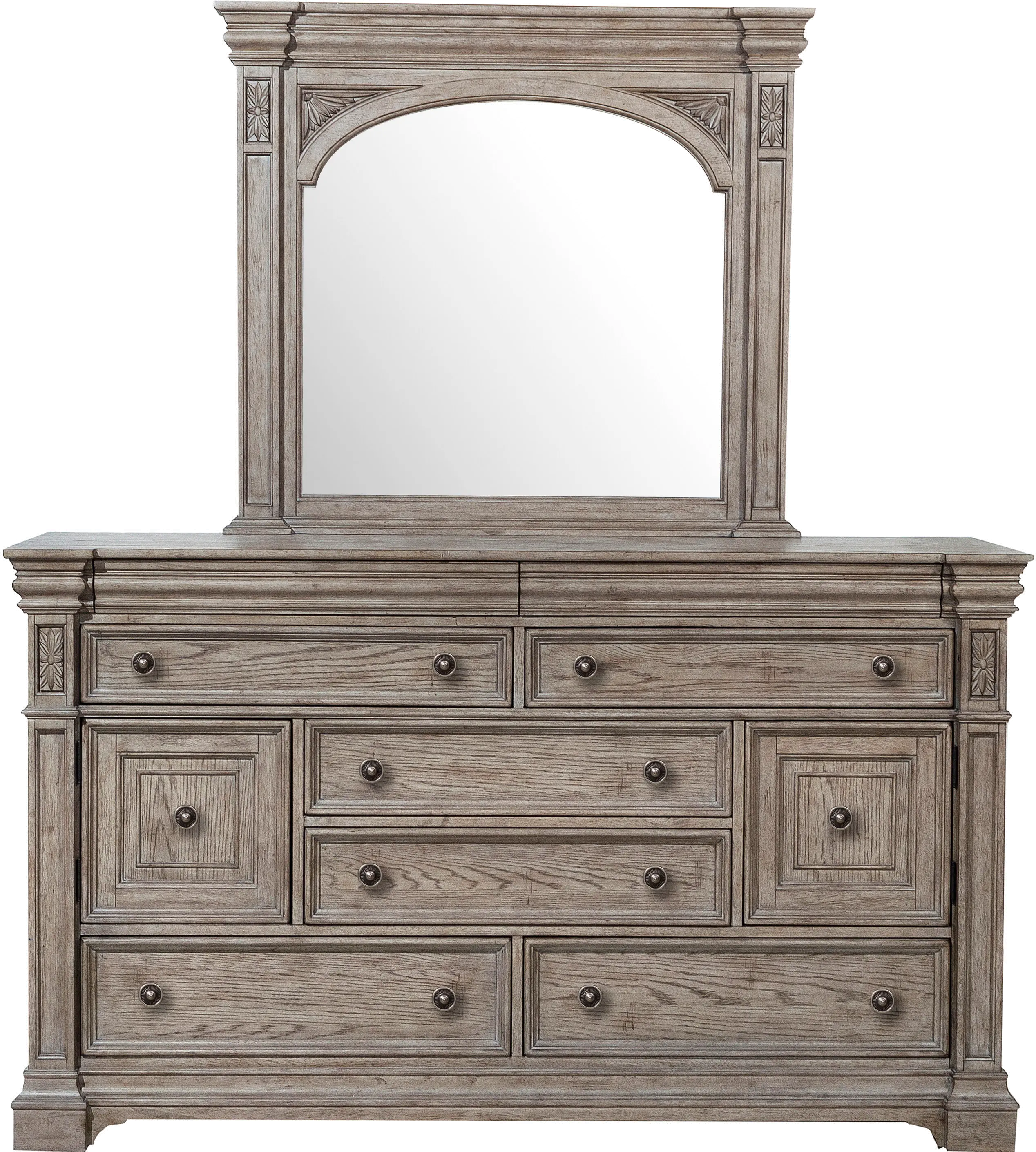 Kingsbury Gray Dresser-3