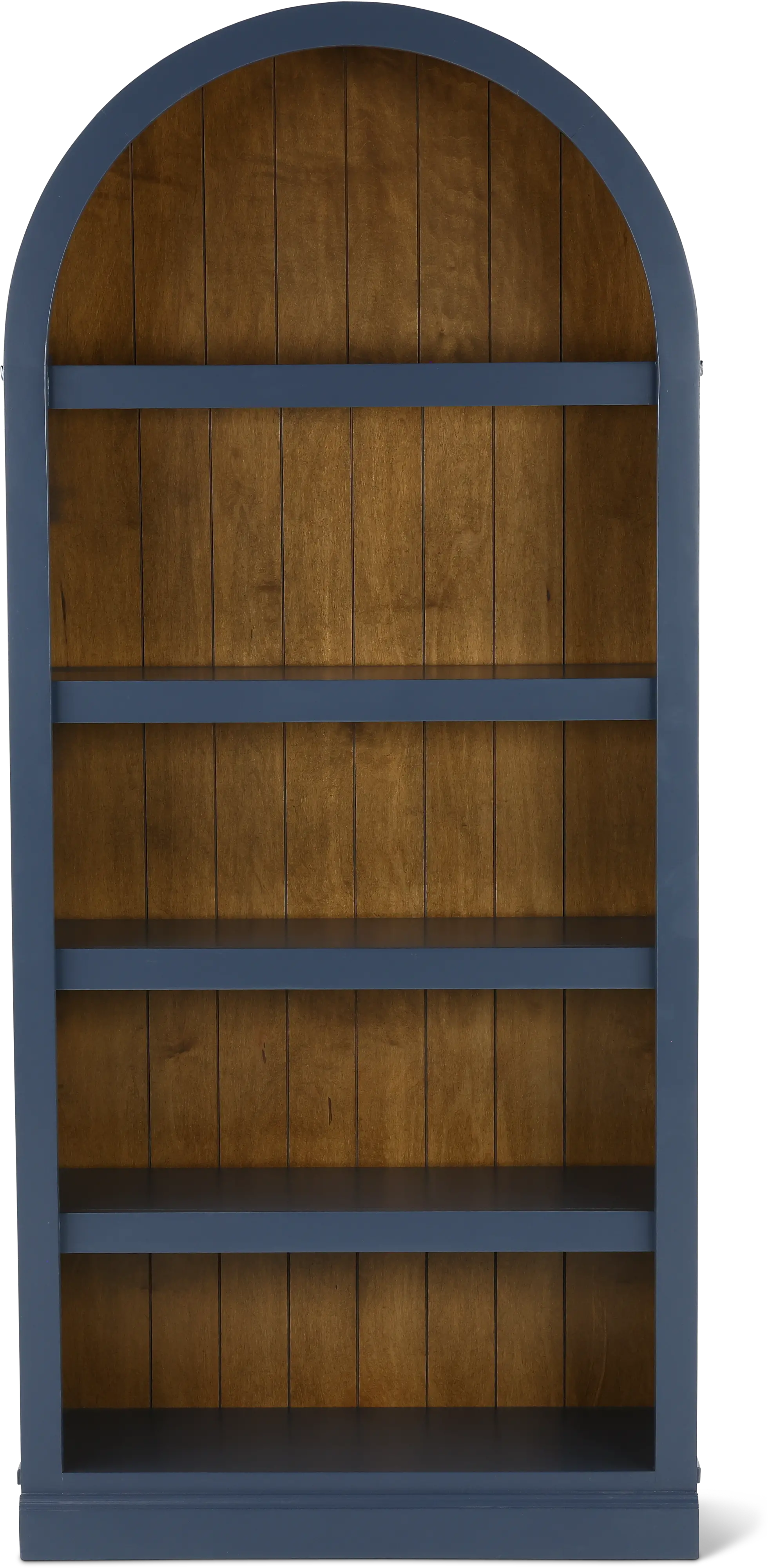 Artiste Blue 72  Arch Bookcase-1